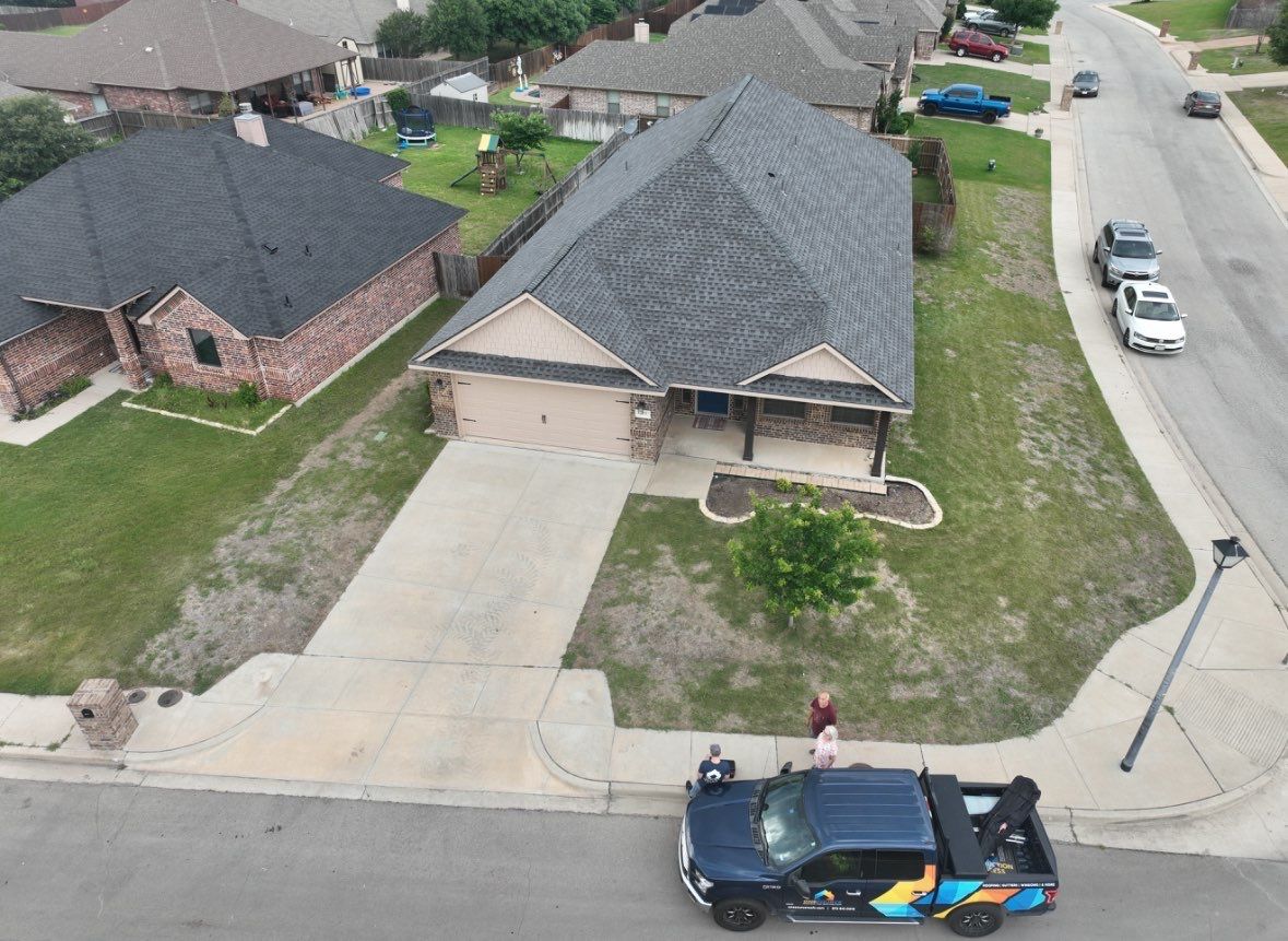Residential Roofing Installation using GAF Timberline HDZ Pewter Gray by OneSource Roofing and Restoration
