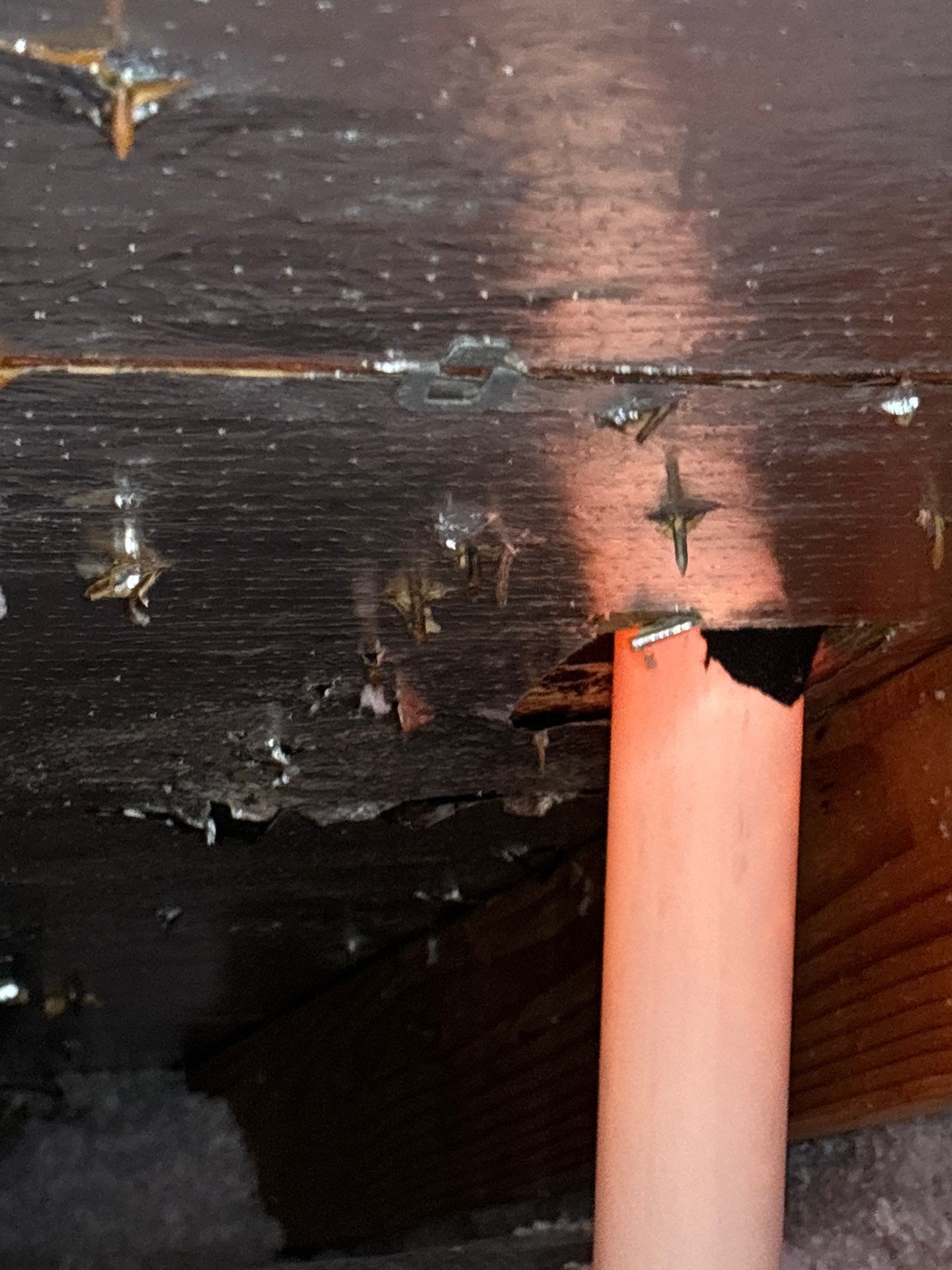 Hail Damage using Owen's Corning Duration (Lifetime) Shingles by Roof Repair Company