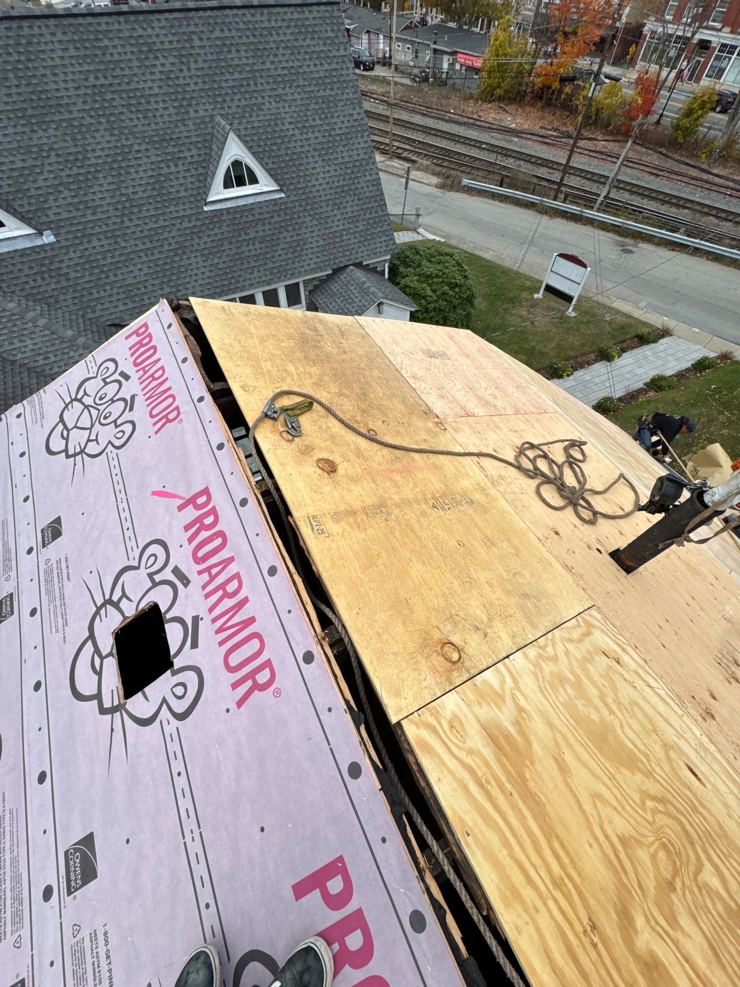 Ayer Church Complete Roof with Code-Compliant Overlay & Dual Chimney Restoration by Mighty Dog Roofing of Greater Middlesex County