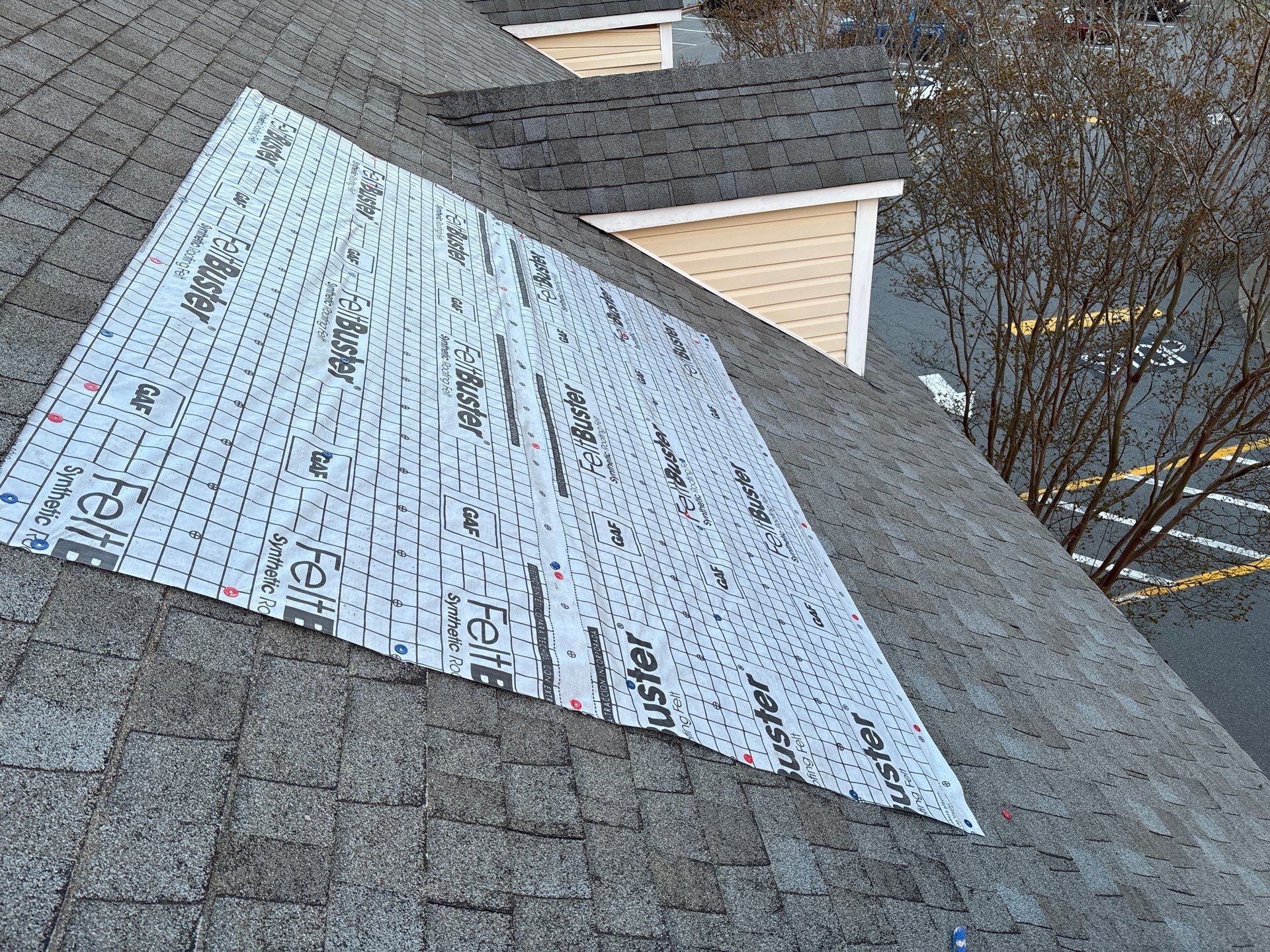 Roof repair by Deerfield Roofing LLC