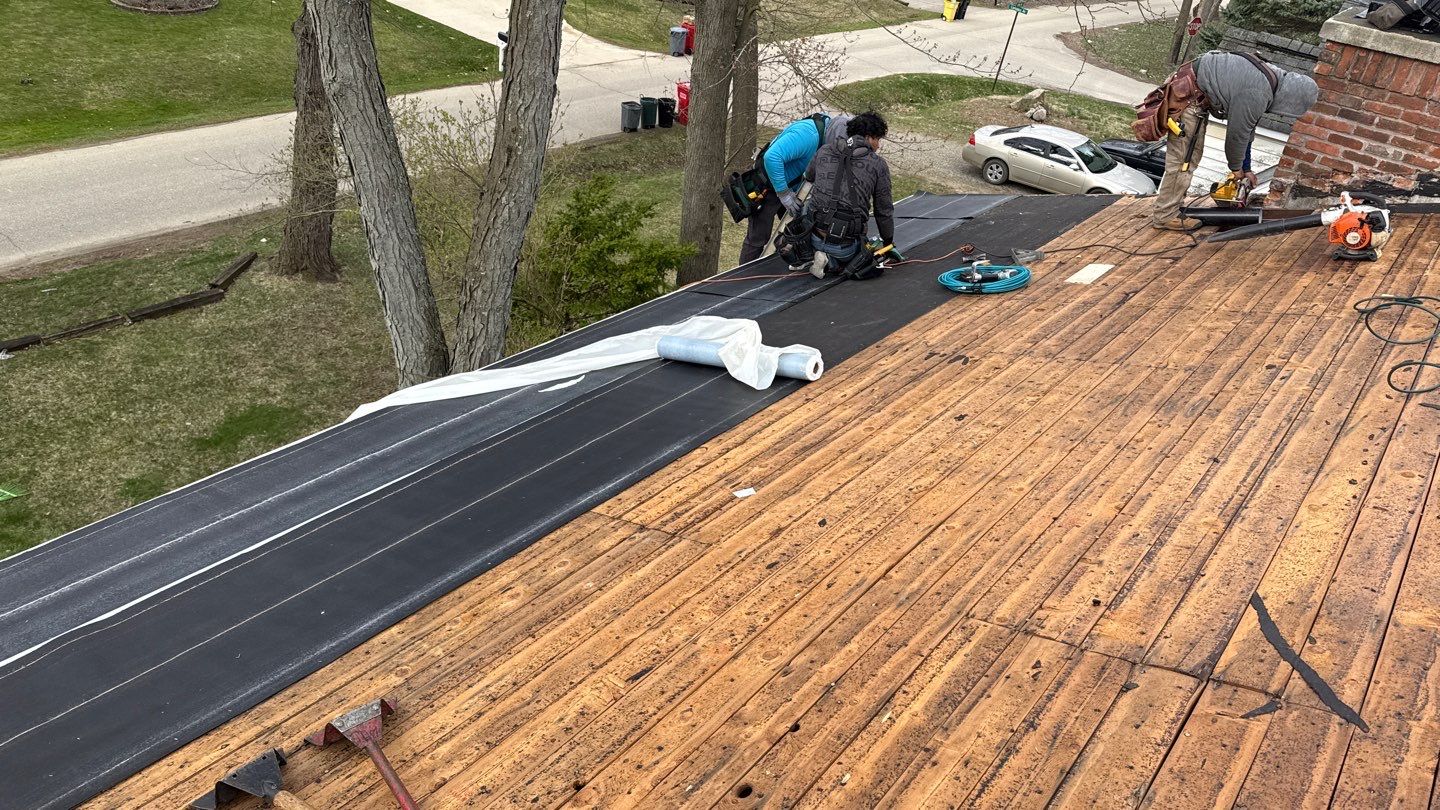 Roof Replacement using Owens Corning Estate Gray by 180 Contractors