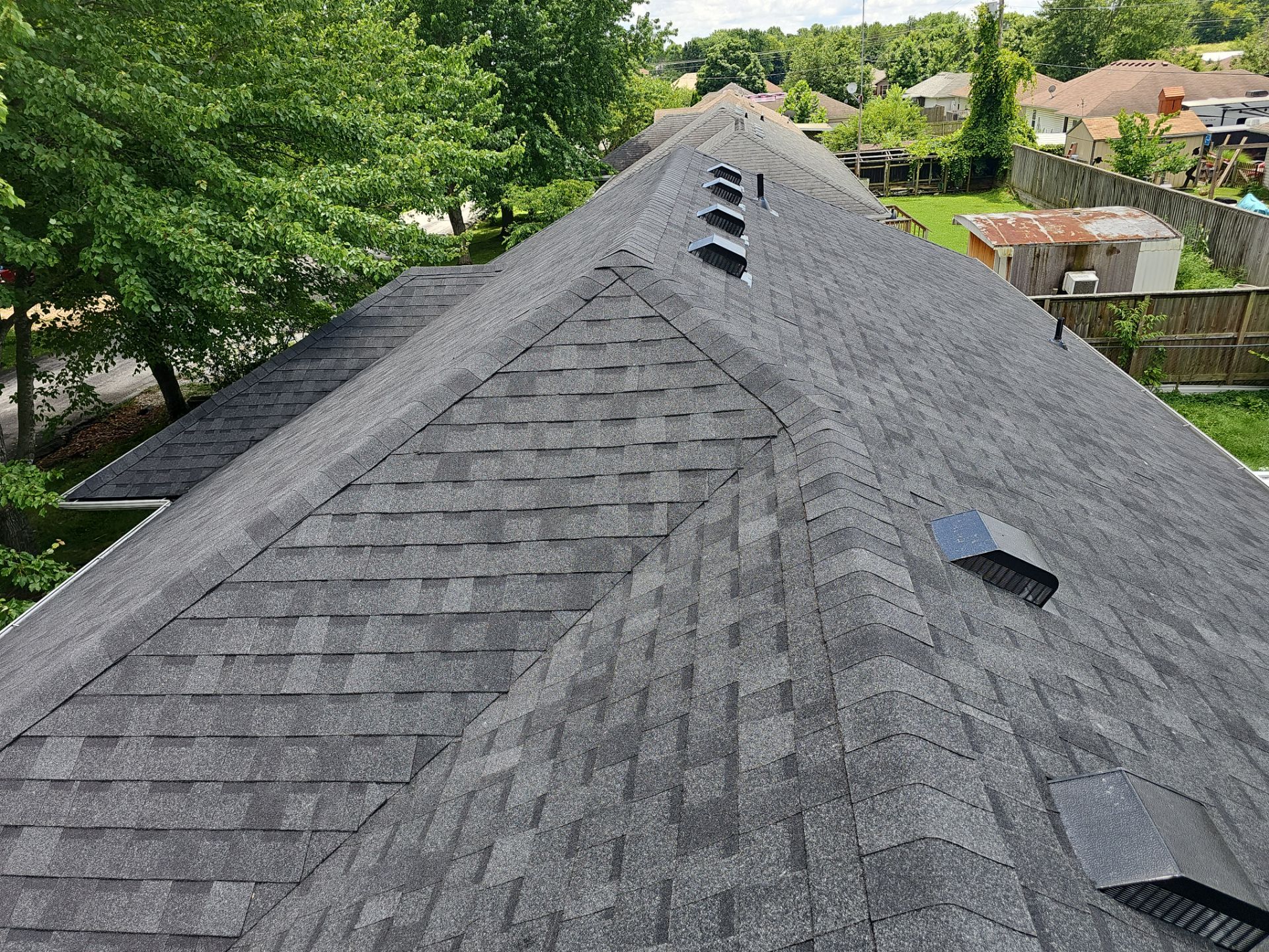 Residential Roof + Gutters & Downspouts & Siding Install  by Titan Commercial & Residential Roofing 