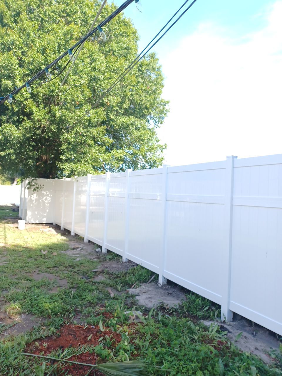 Bradenton, FL 6+2 White Vinyl Privacy Fence  by Asap fence and gates, LLC