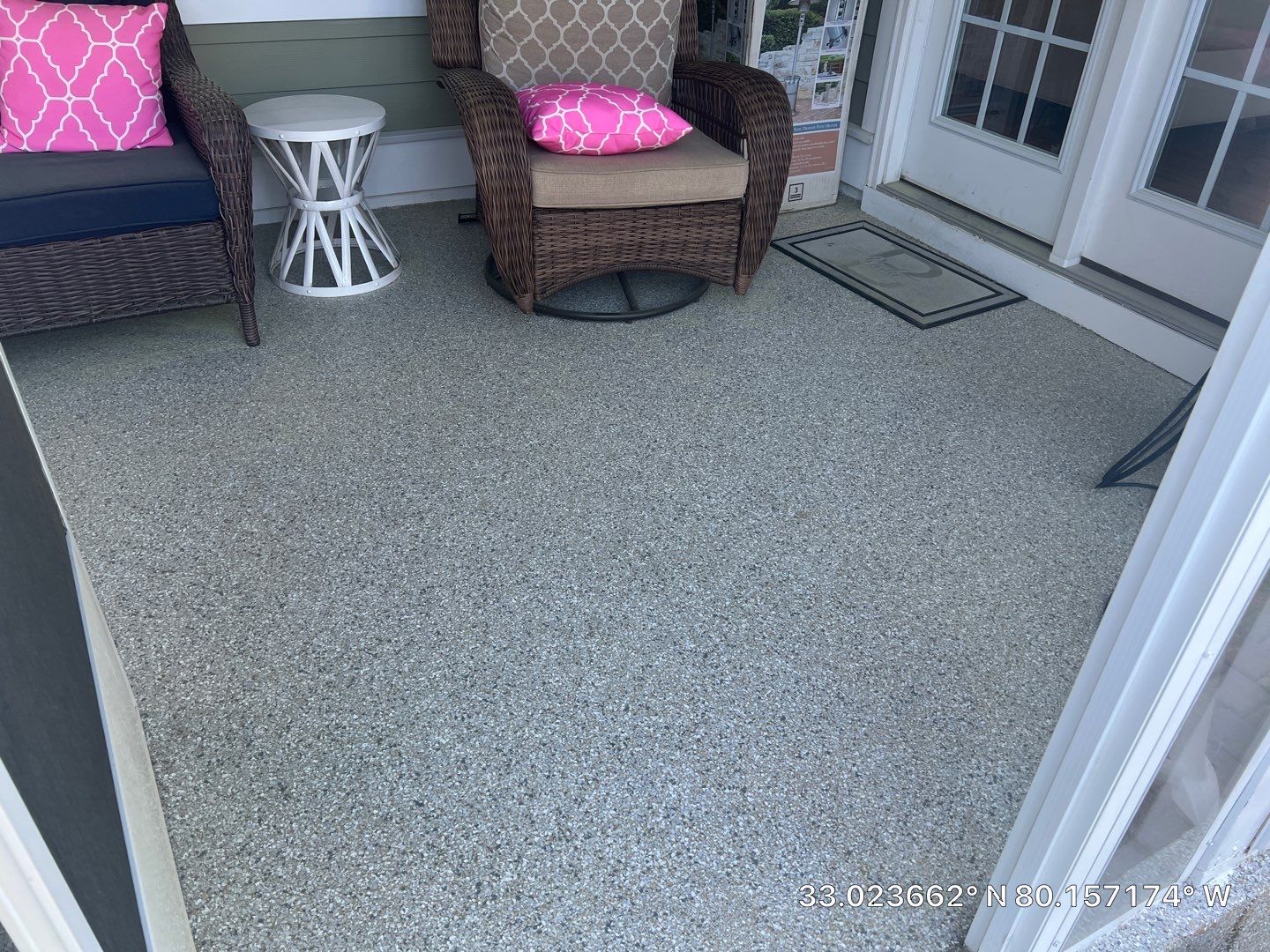 Pool Deck using AcryFin by DuraSeal
