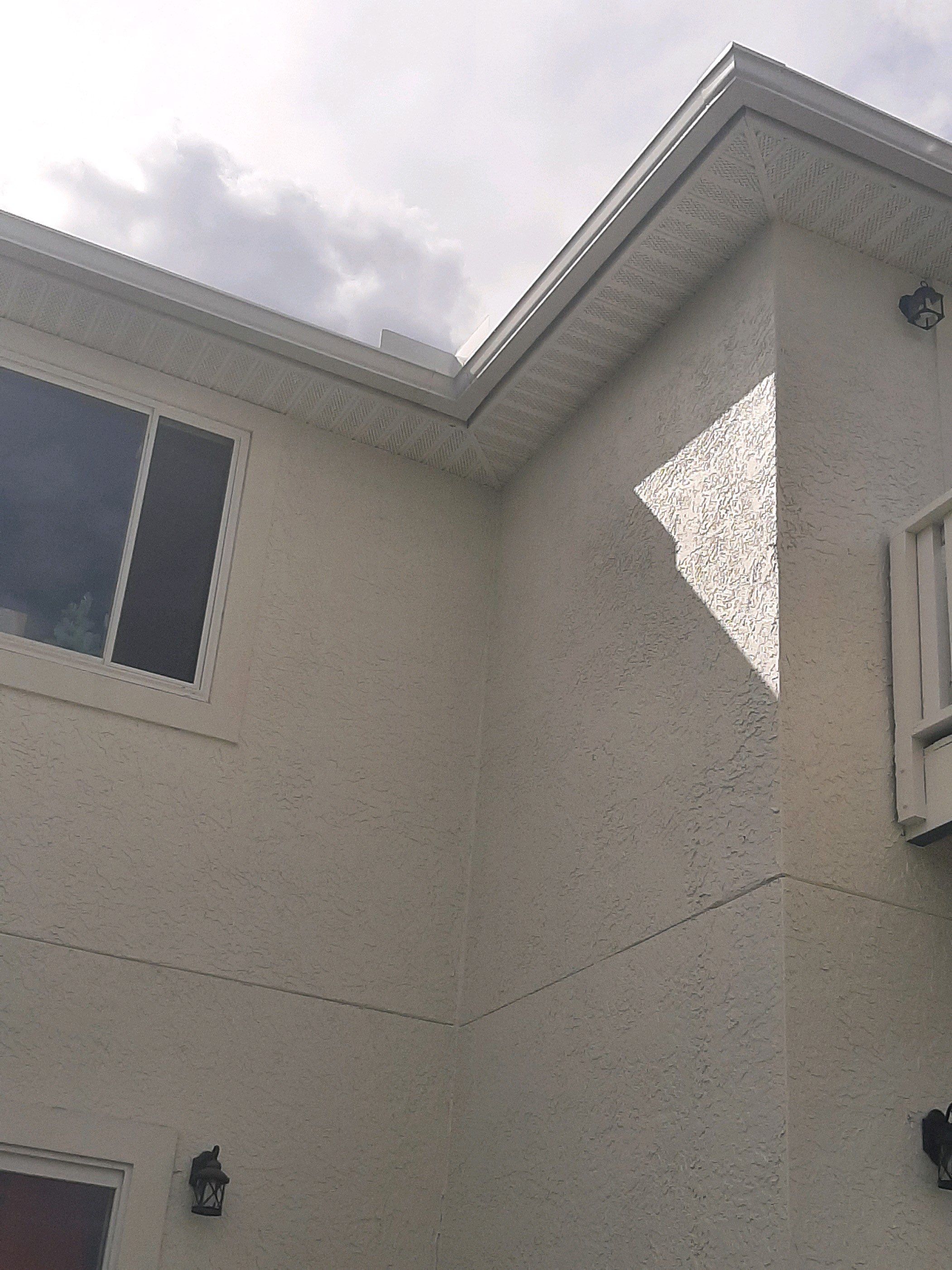 Seamless Gutter Installation using White K-Style Gutters by Gutter Professors