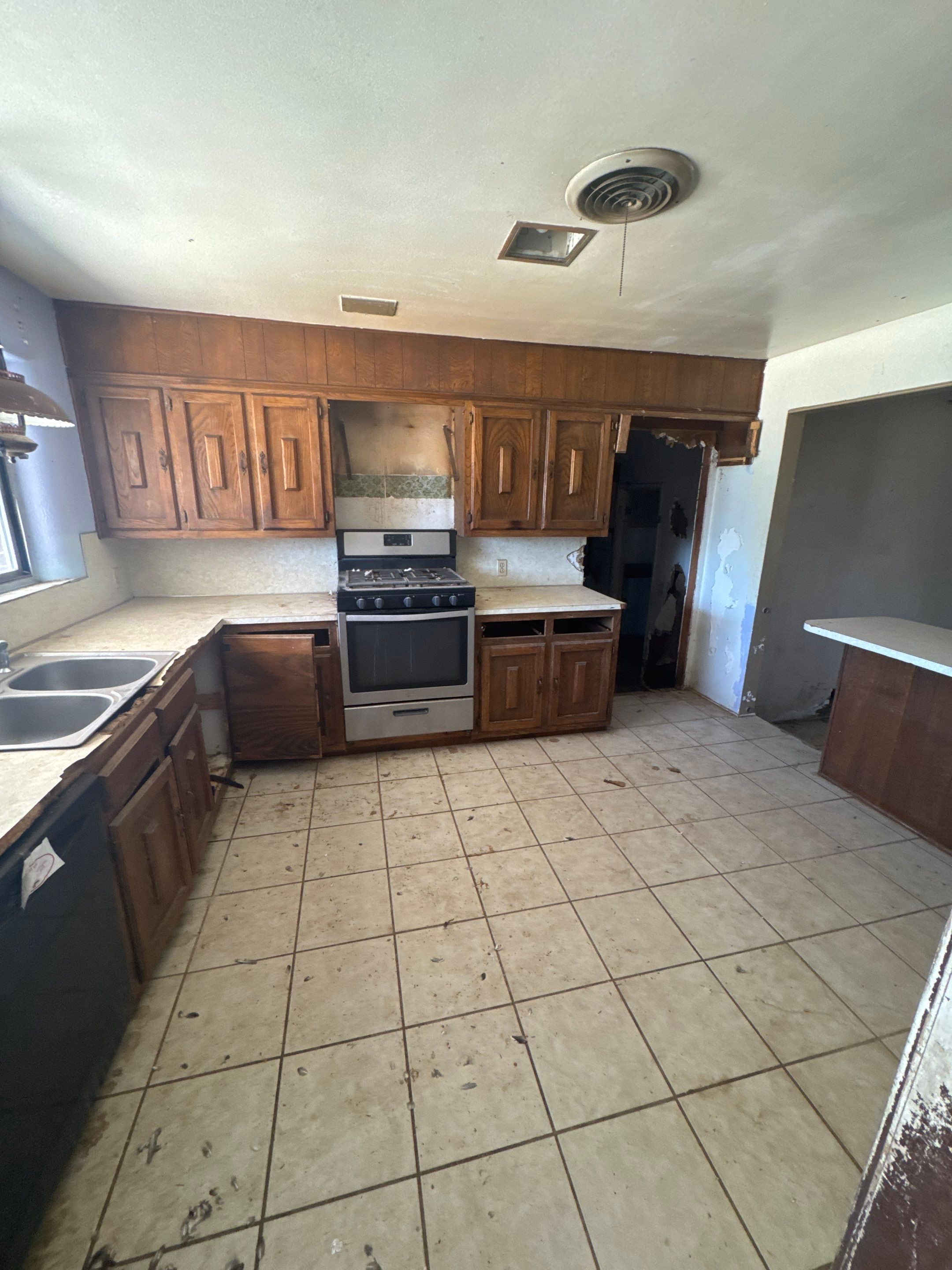 Restoration of an abandoned home - Project in Midland, TX by Harden Enterprise Services LLC