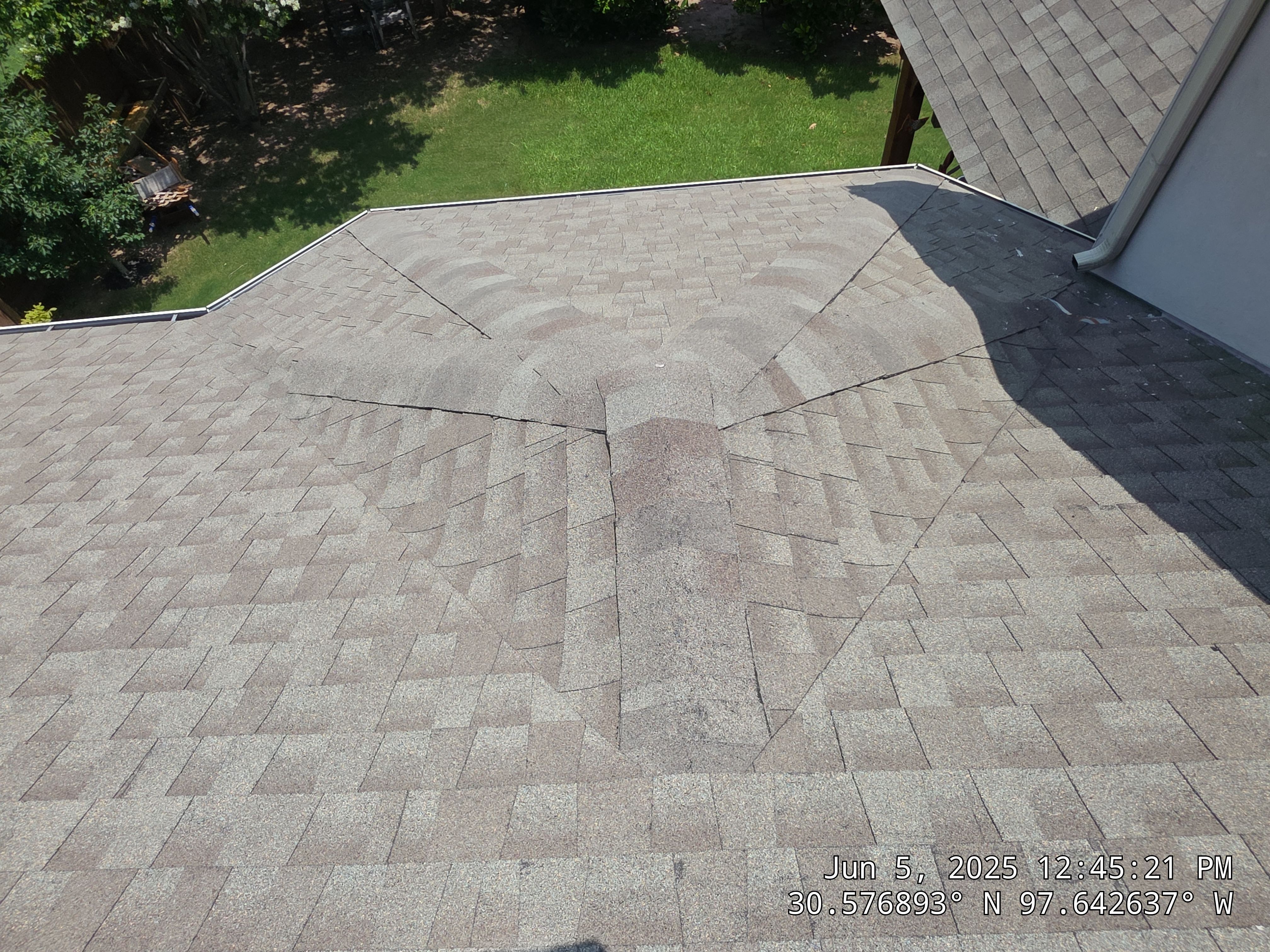 Round Rock Roofing Replacement Following Severe Hail Damage by Caliber Restoration LLC