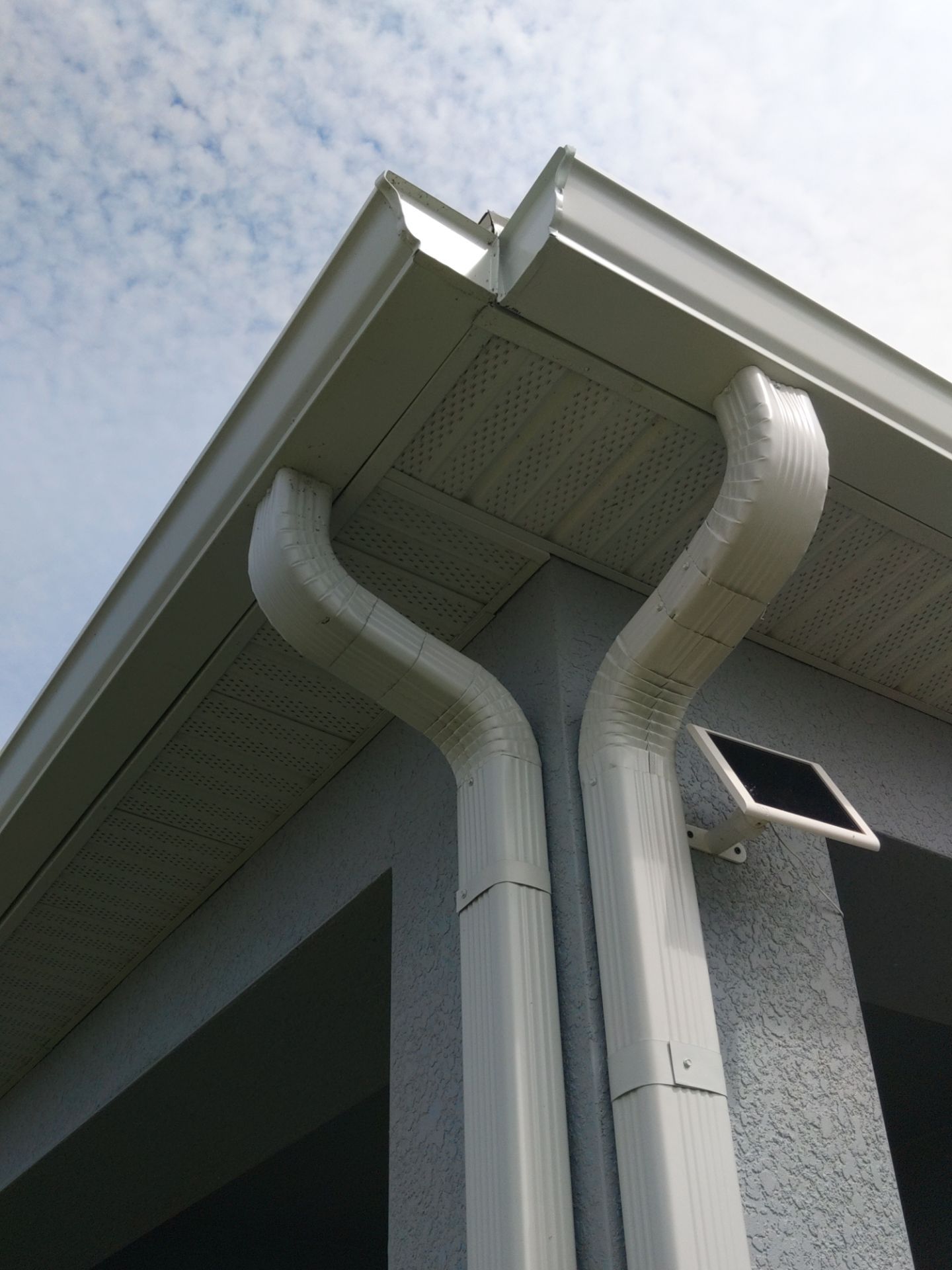 Modern K-Style Gutters Installed in Sarasota FL by Gutter Professors