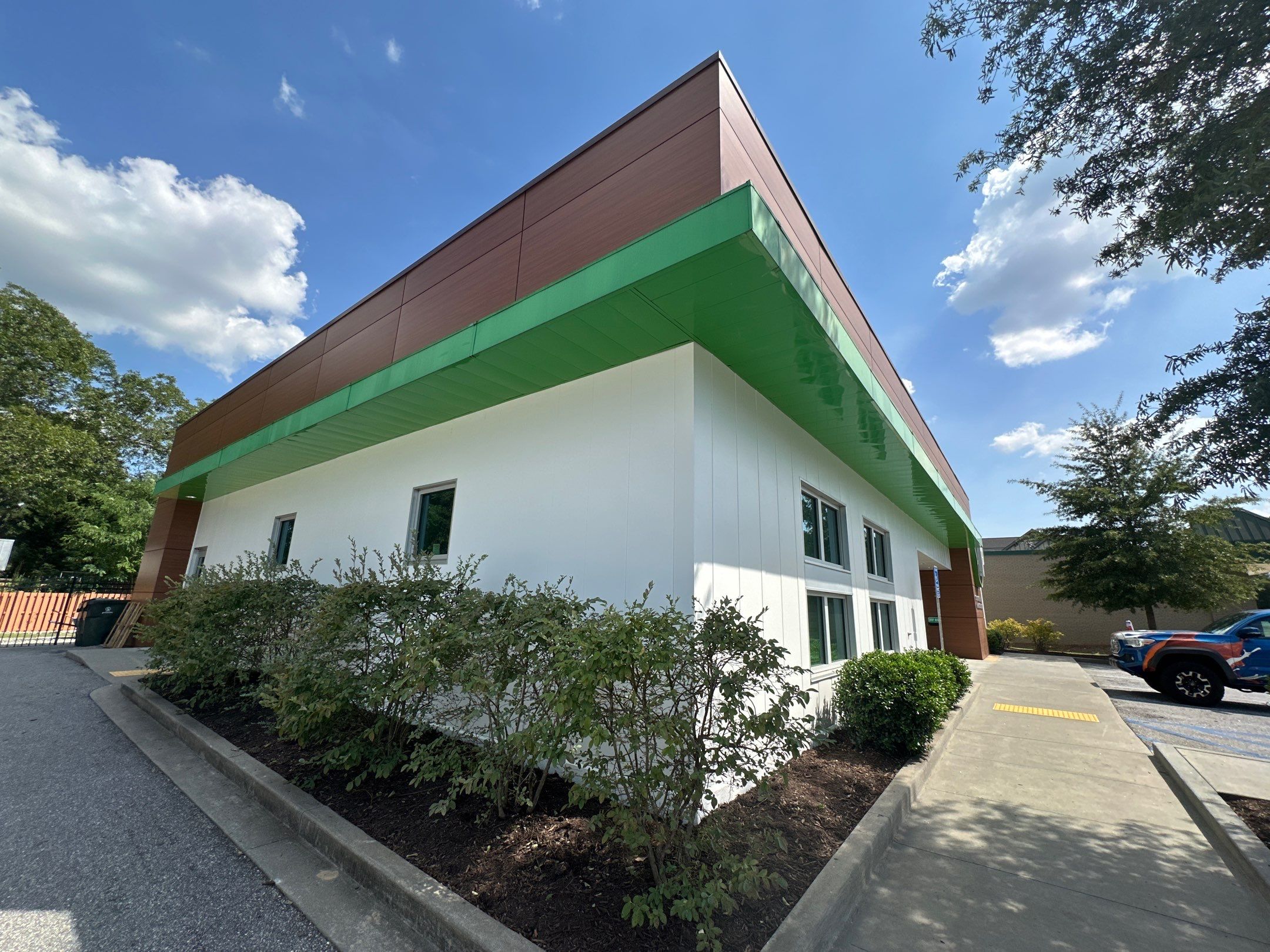 Commercial Exterior Painting for Greenville Parking Services Facility by Painter1