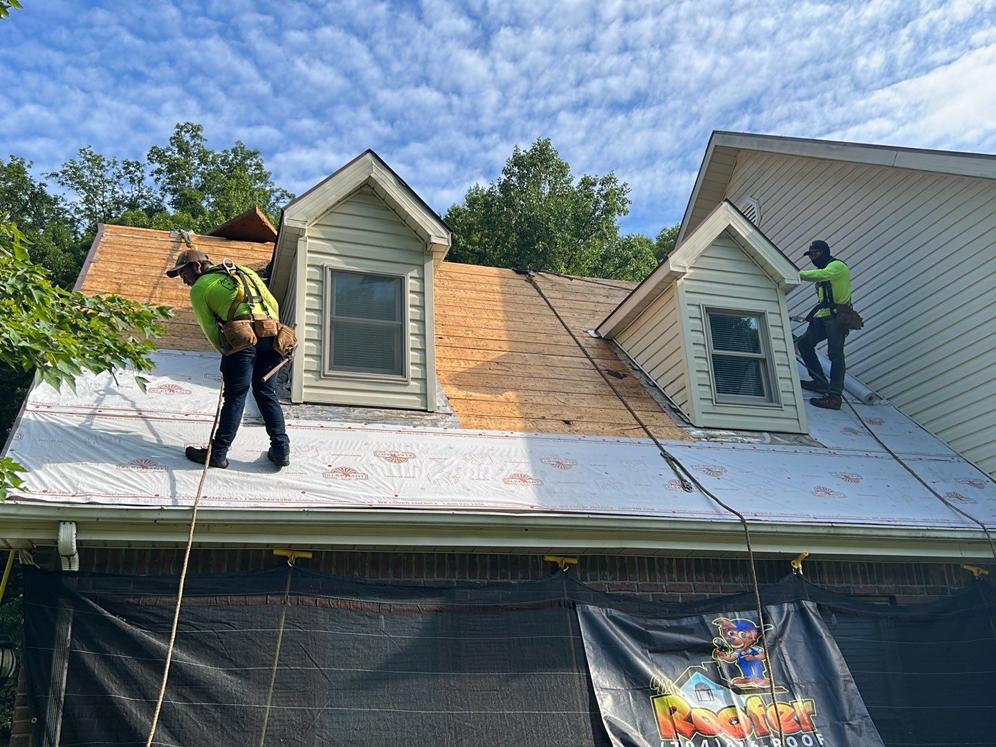 Residential Roofing Installation using Metal by Mr. Roofer