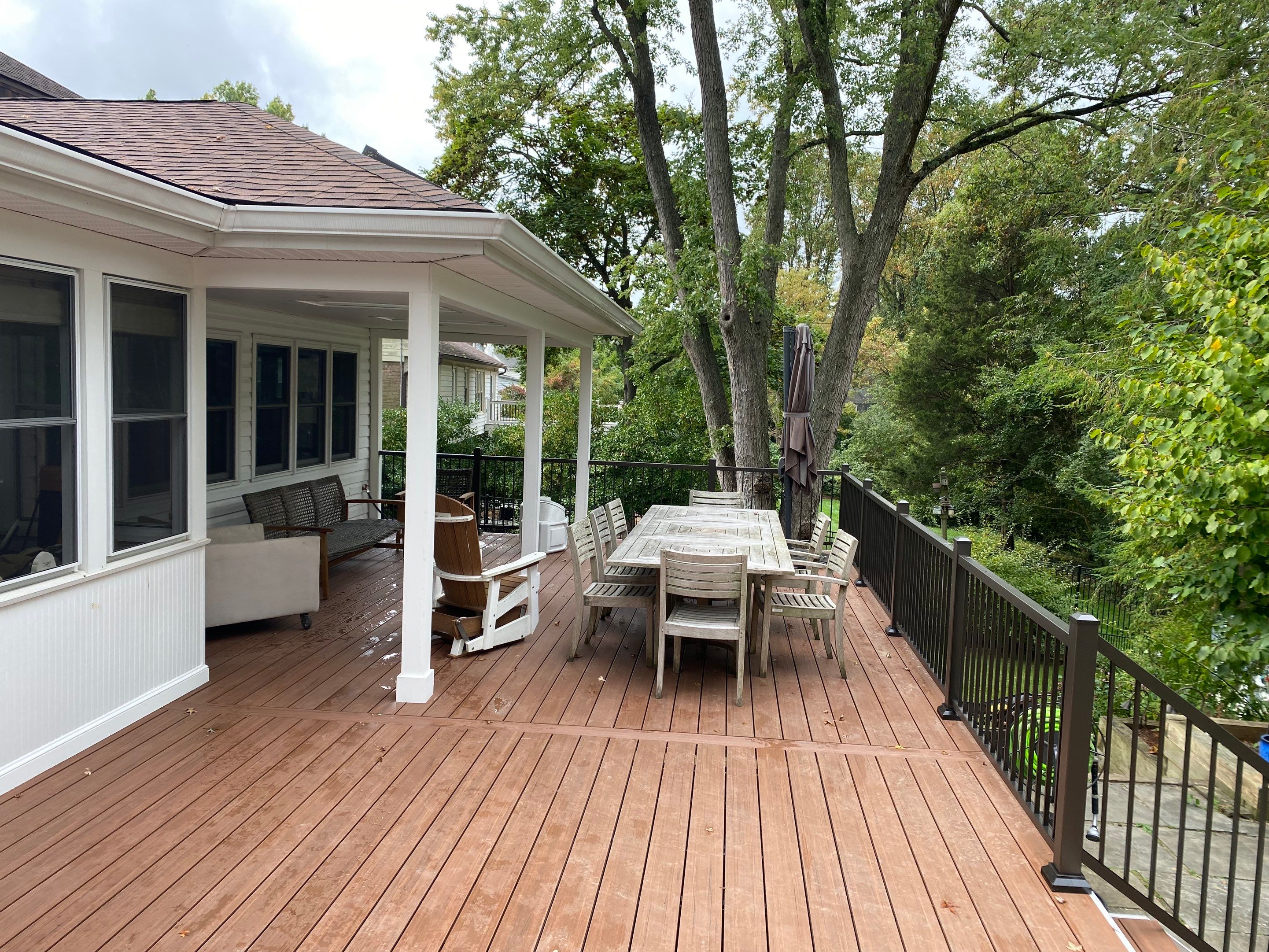 Deck Transformation using Timbertech & Azek by The Smet Companies, LLC