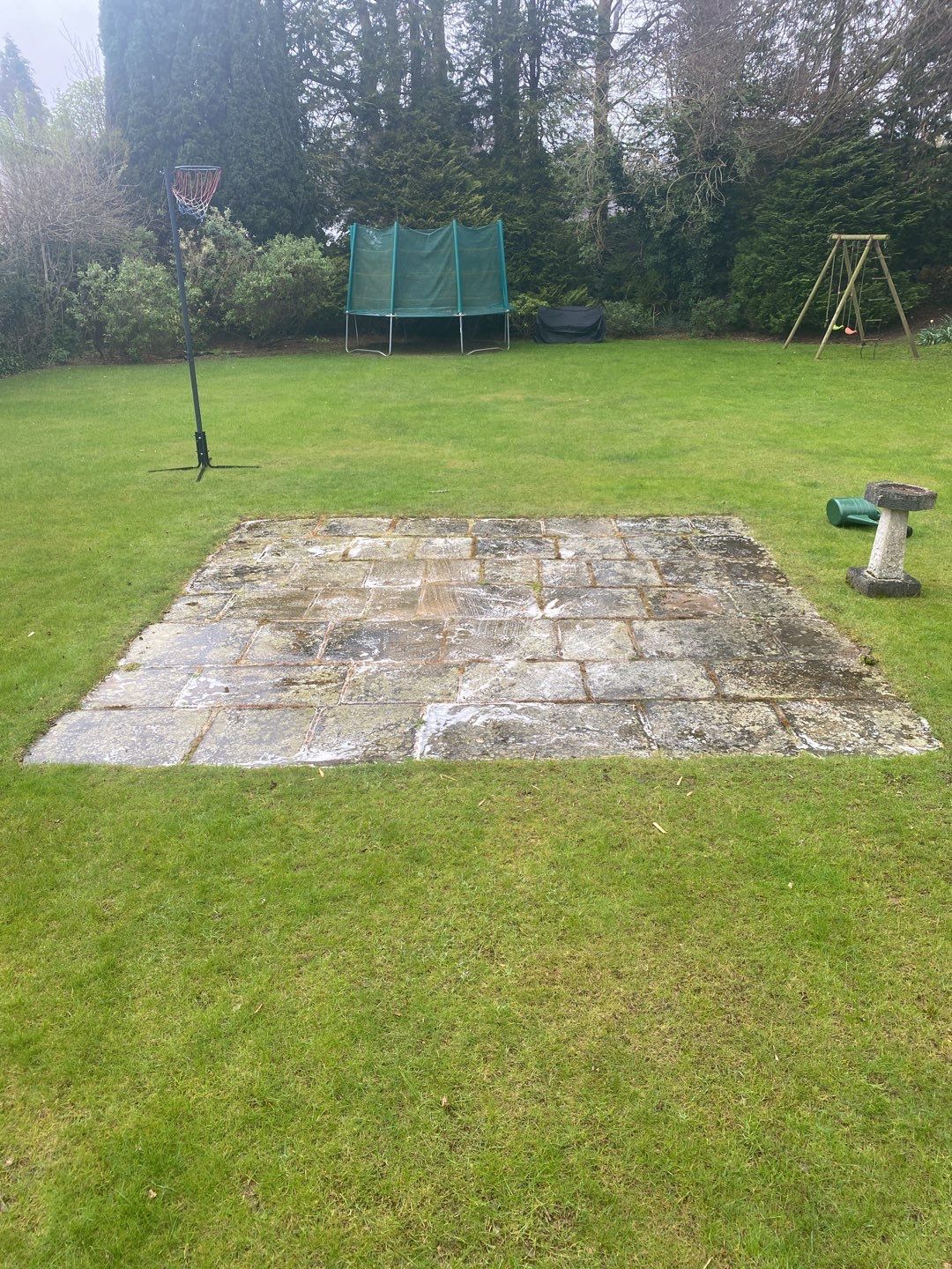 Driveway And Patio Clean using honda 21 ltr/min by Ges Exterior Cleaning ltd