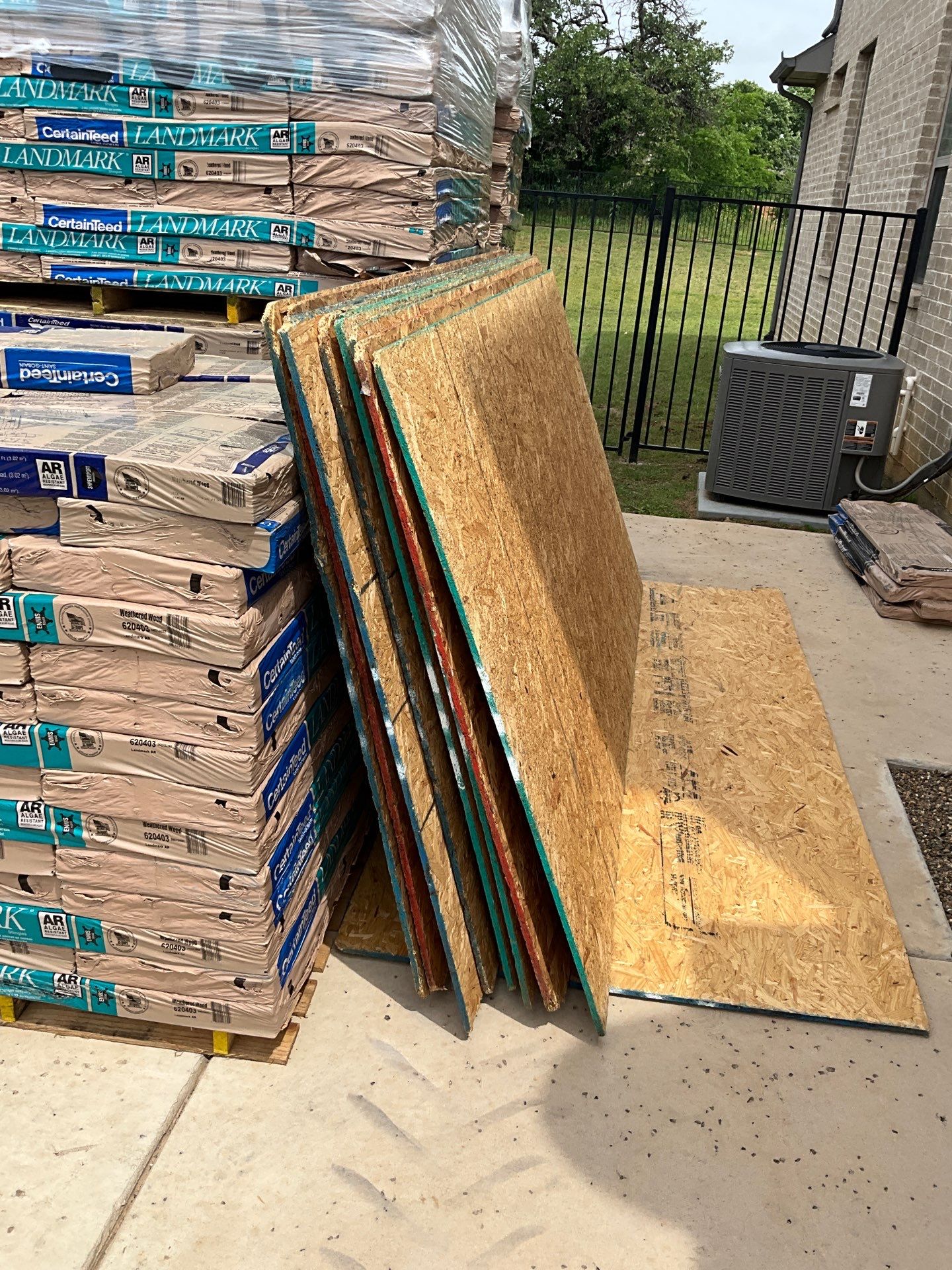 Insurance Claim Roof and Gutters using Certainteed Landmark Weathered Wood by Tex-Line Roofing