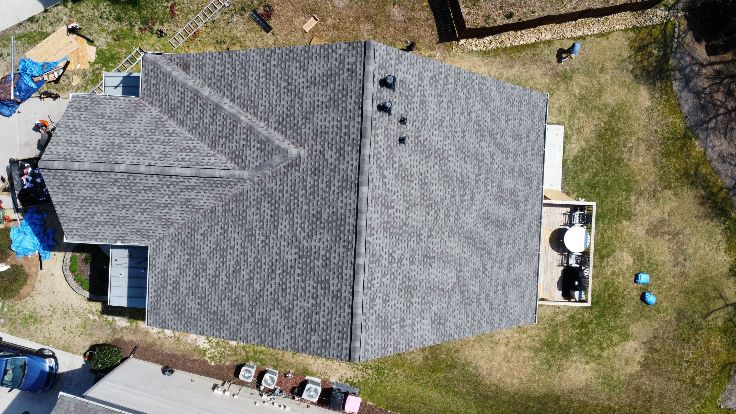 Cumming, GA Roof Replacement GAF Timberline HDZ Weathered Wood by Reset Roofing