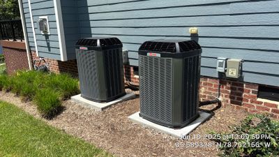 2 Trane XV20i Split System Install