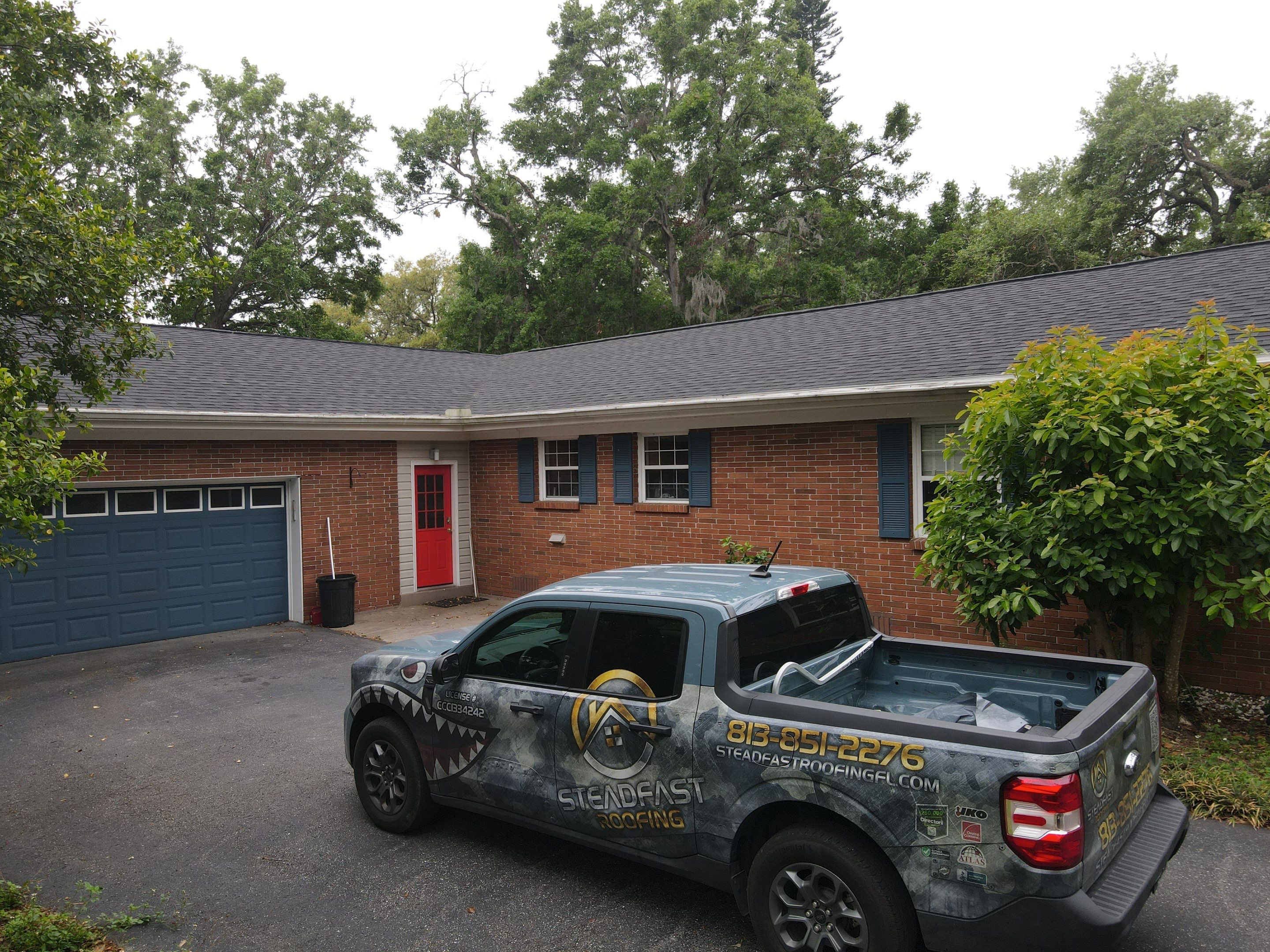 Roof replacement in Brandon FL, by Steadfast Roofing