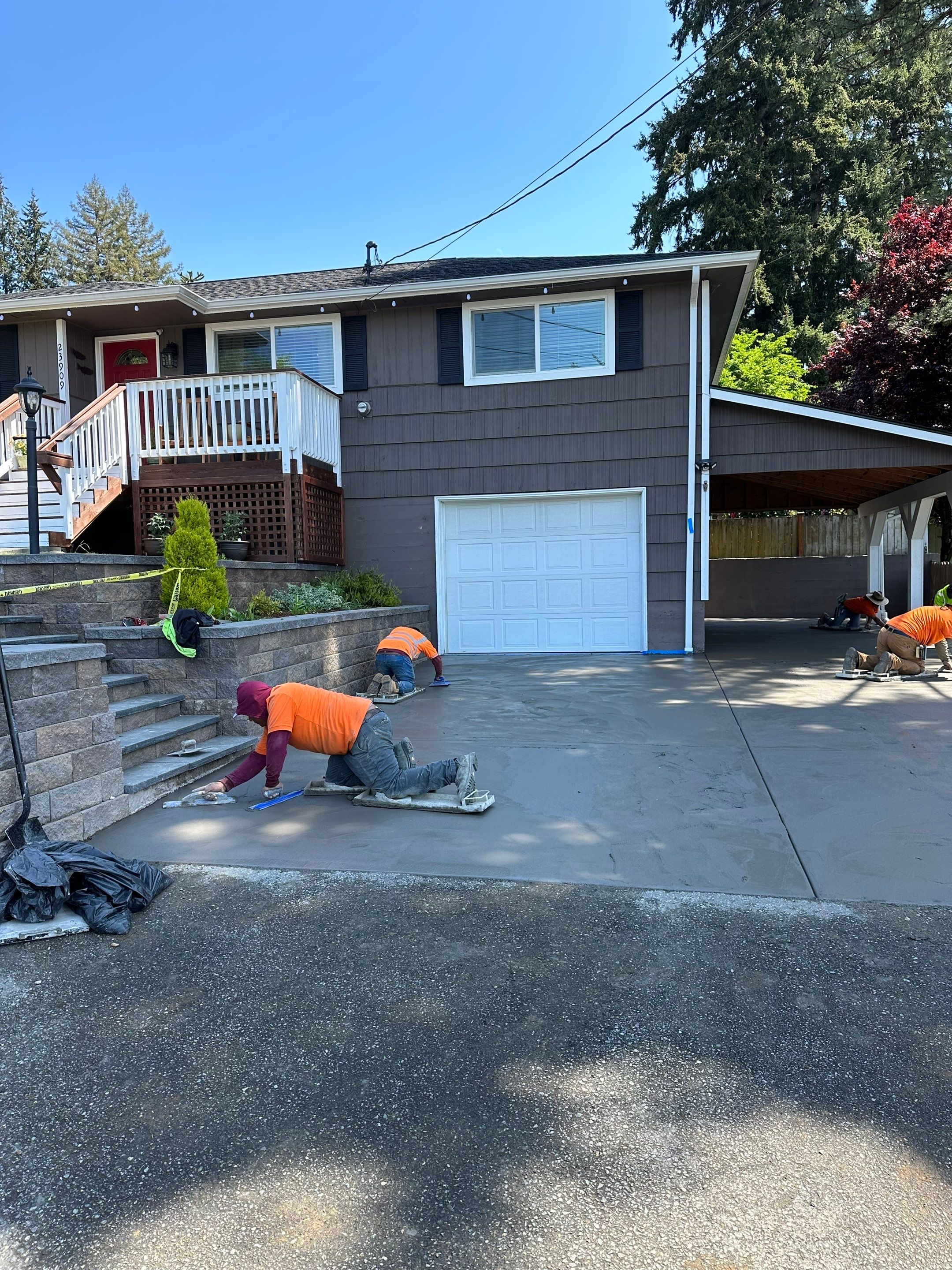 April | Driveway Repair, Concrete Project  by Jireh Asphalt & Concrete Inc 