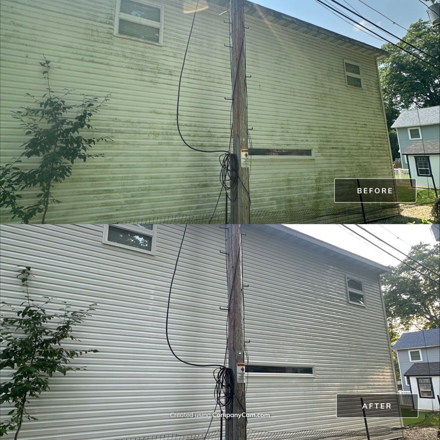 Project in Delavan by Simmons Power & Soft Washing