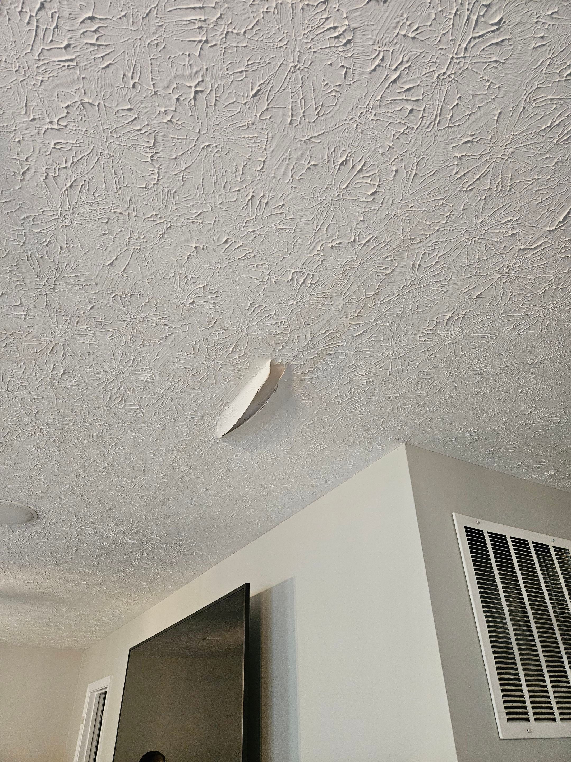 Roof replacement and interior repair by hail and wind damage by Just Brilliant Restoration JBR
