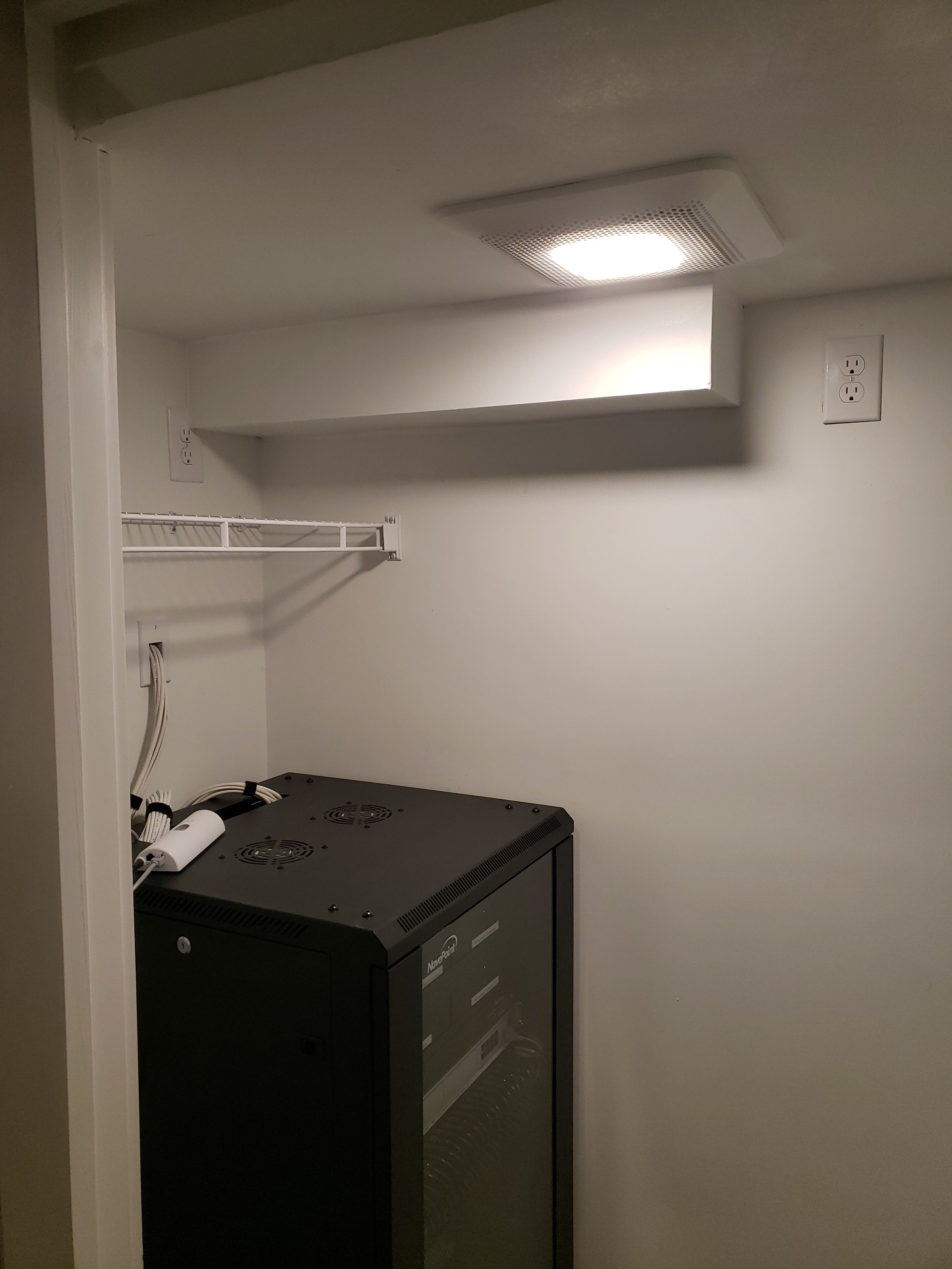 Server Room Organization & Climate Control by A Step Above Handy LLC 
