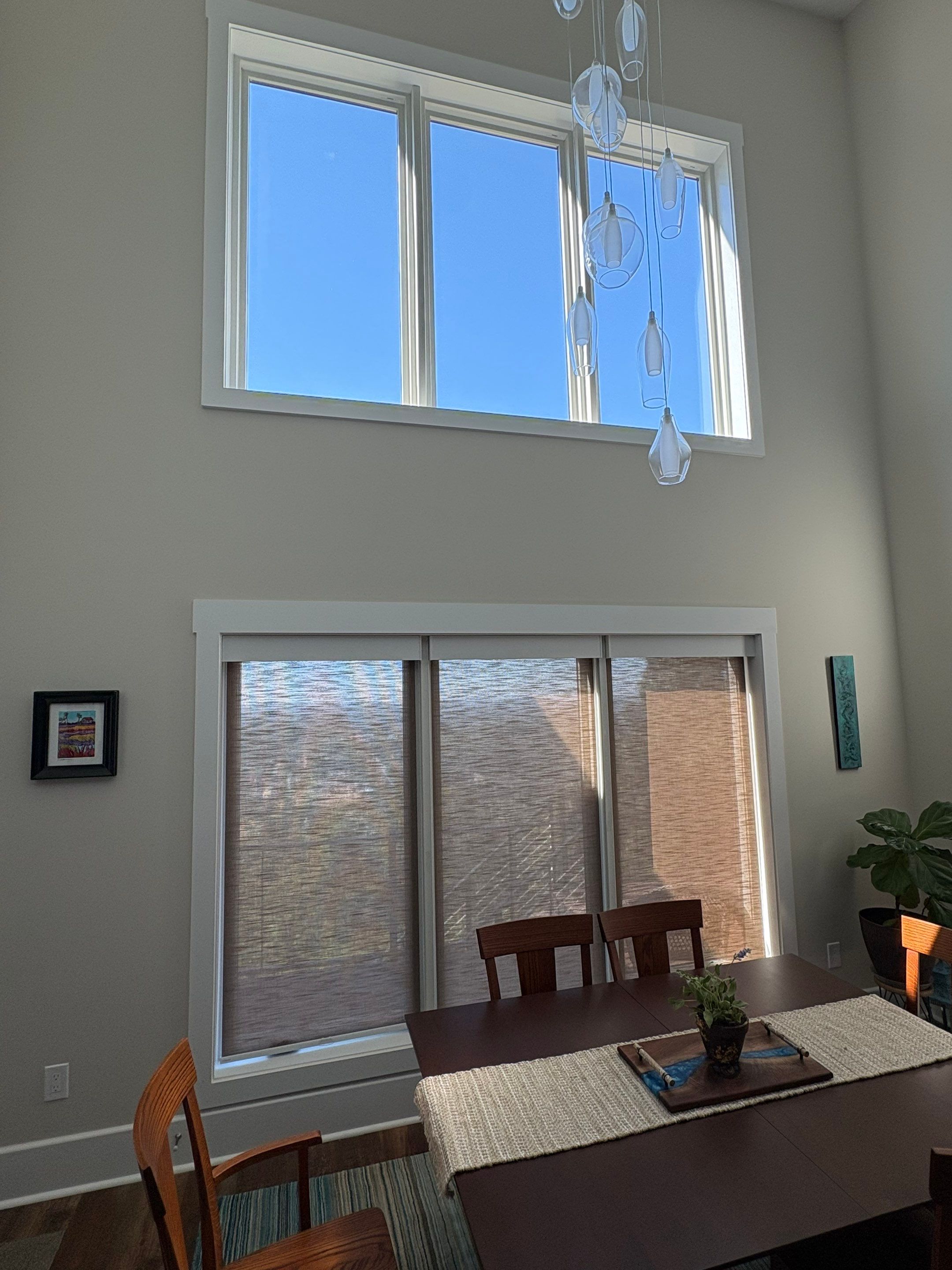 Solar Screen Roller Shade Project in Huntsville by Blinds and Borders