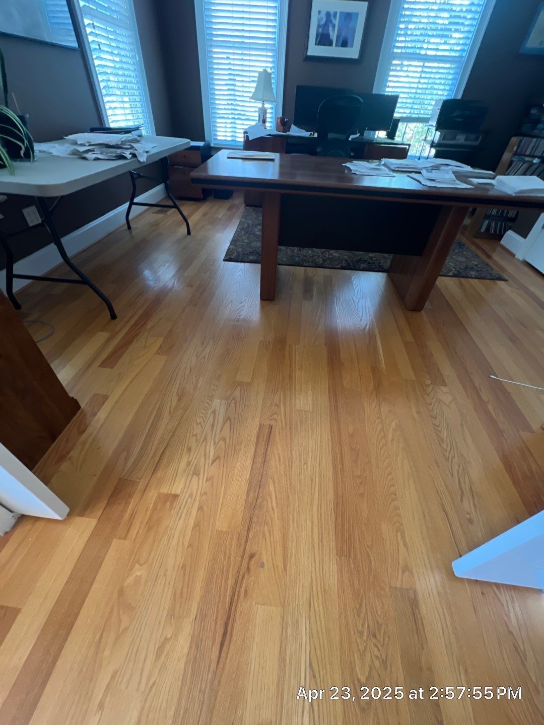 A beautiful refinishing project in The Oaks, Chapel Hill by Accent Custom Floors