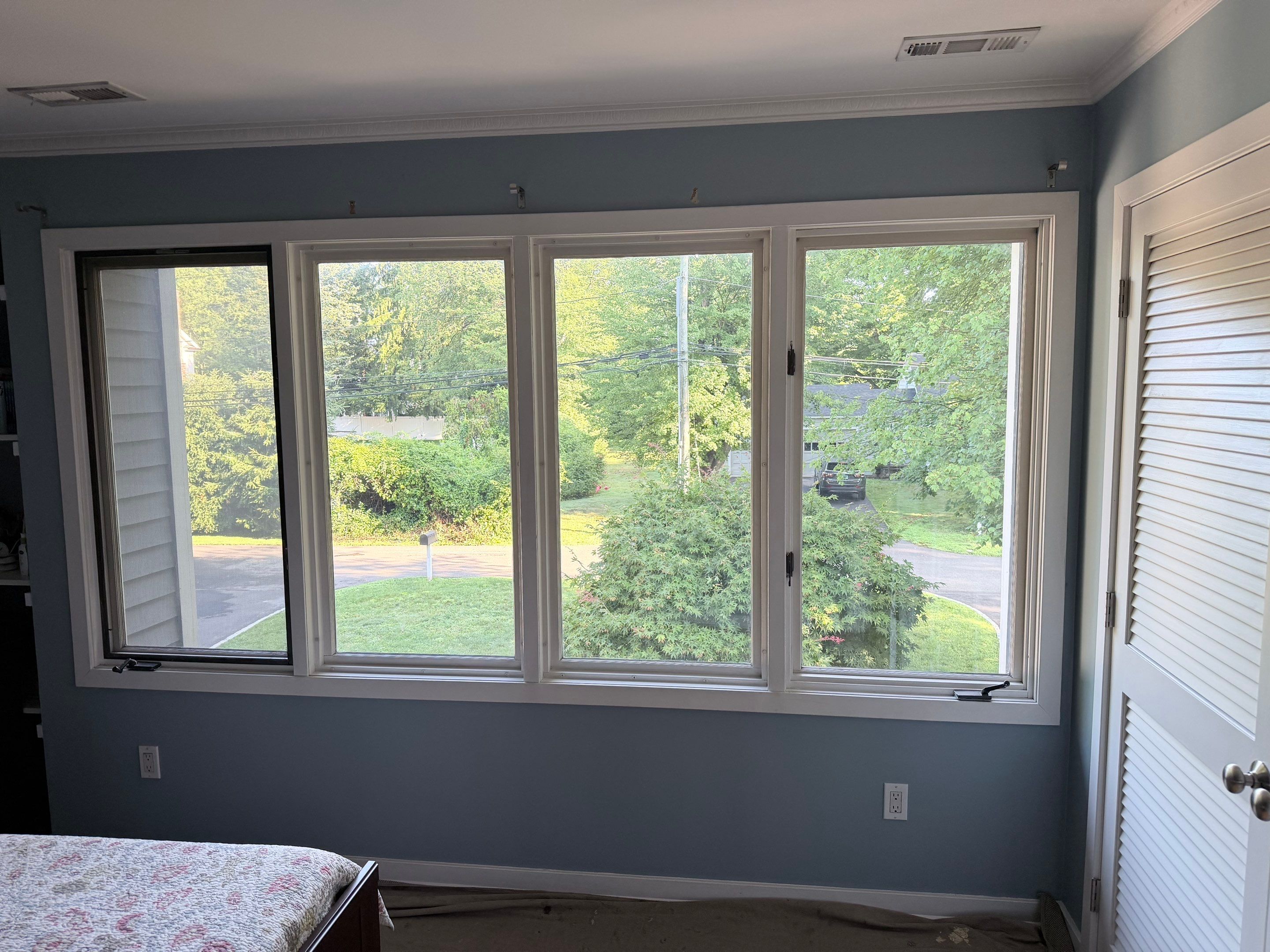 Window Installation Using Infinity by Marvin Casement-Picture and Glider Windows by DiGiorgi Roofing and Siding Inc