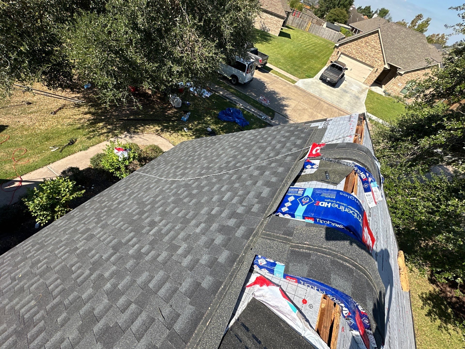 Gaf hdz charcoal by Motion Roofing