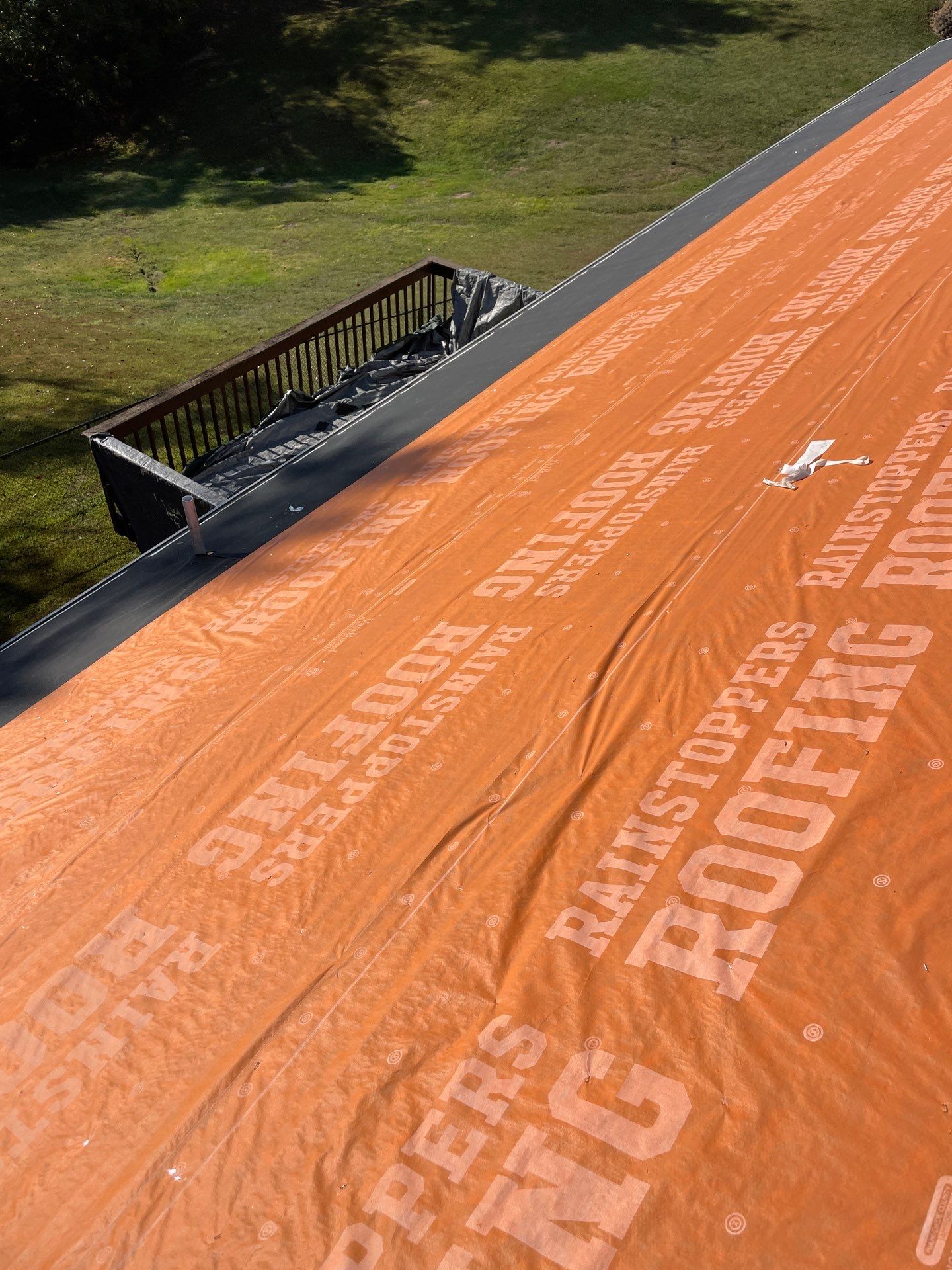 Residential Roofing Installation using GAF Timberline HDZ Barkwood by Rainstoppers Roofing