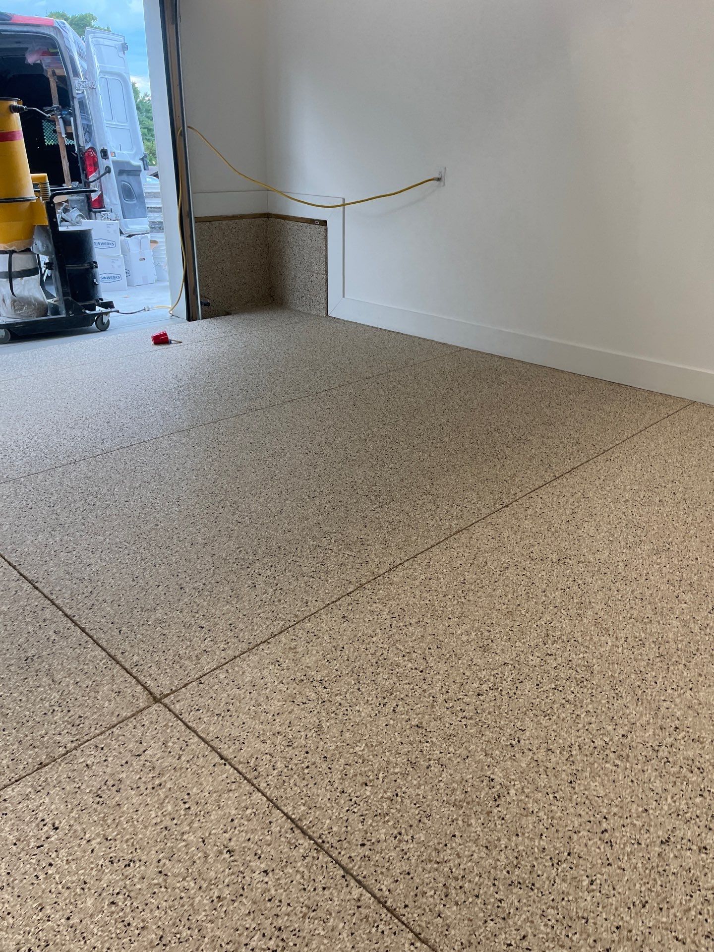 Garage Floor Coating using Shoreline by My Garage Floor Guys