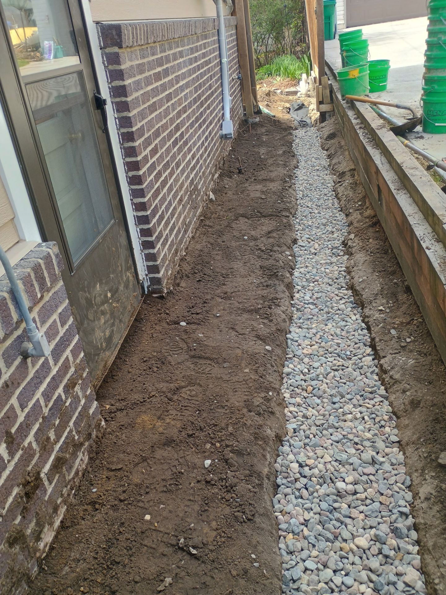 Foundation Drainage Board & French Drain in Southwest Minneapolis by Waterproofing Northeast