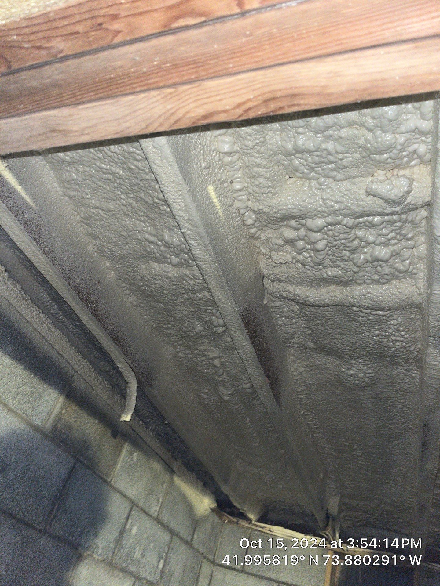 Attic Insulation using open cell spray foam by NYS Foam & Energy