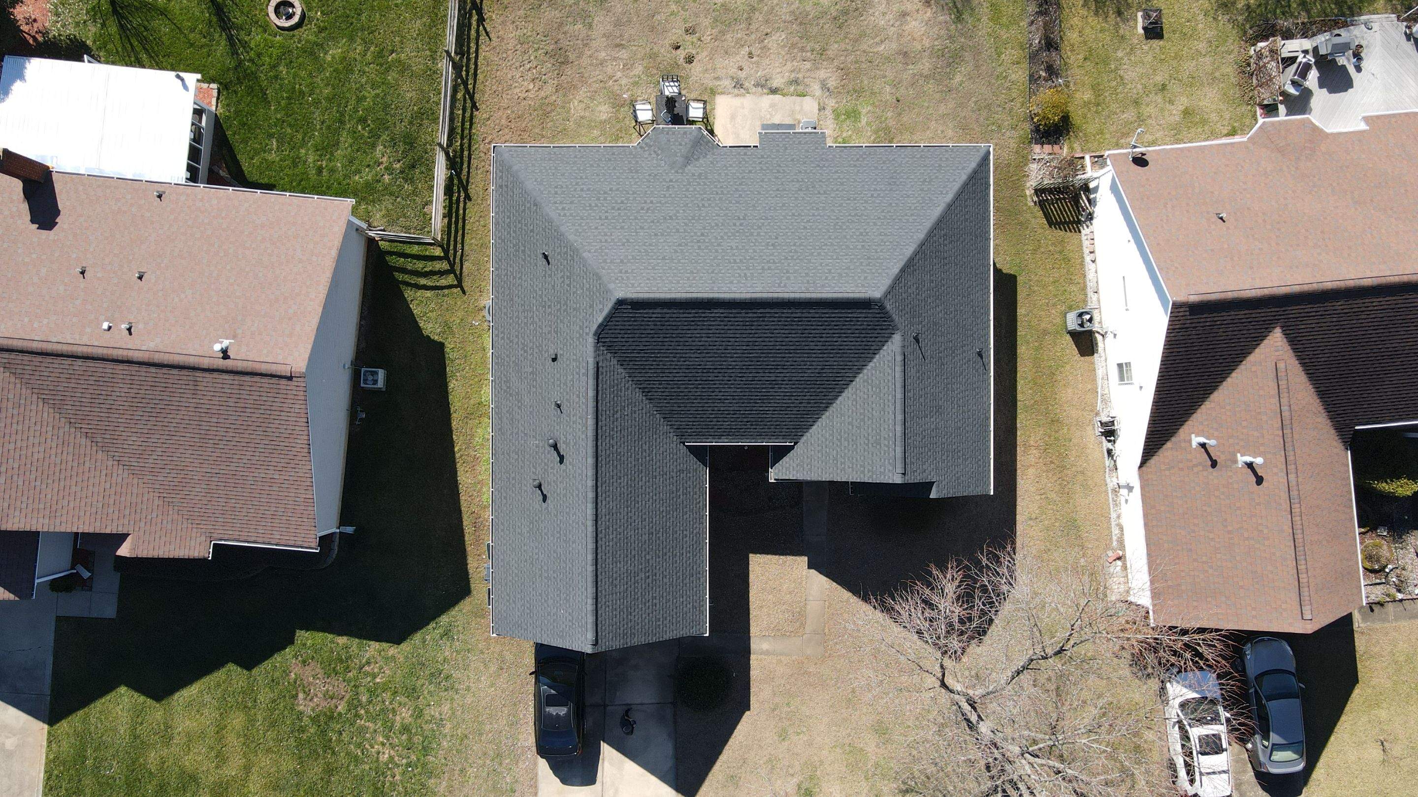 Residential Roofing Installation using GAF Timberline HDZ Charcoal by RISE Roofing & Restoration, LLC