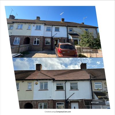 Roof Clean  - Moss Removal - Gutter Clean using Honda 15lpm Low Pressure Washing Machine