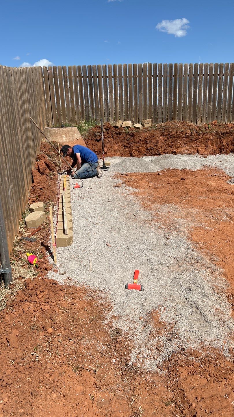 Retaining wall / Playground by Clays Services Inc