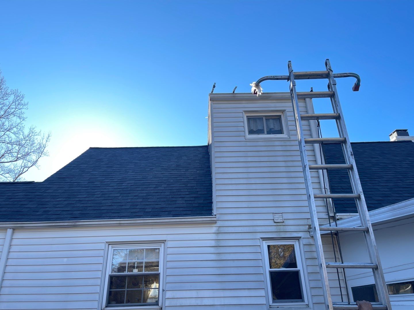 Fence Installation using Privacy Vinyl Fence by A Plus Exterior