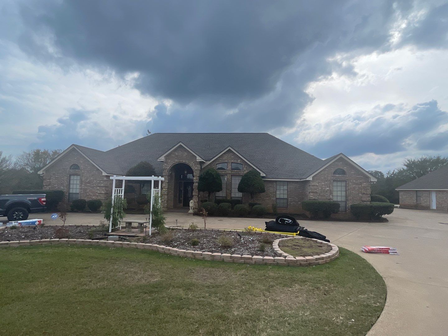 Rendon Forth Worth Texas Large Estate - Roofing Installation using GAF Timberline Armorsheild 2 Class 4 Impact Resistant Shingle System by First United Roofing & Construction