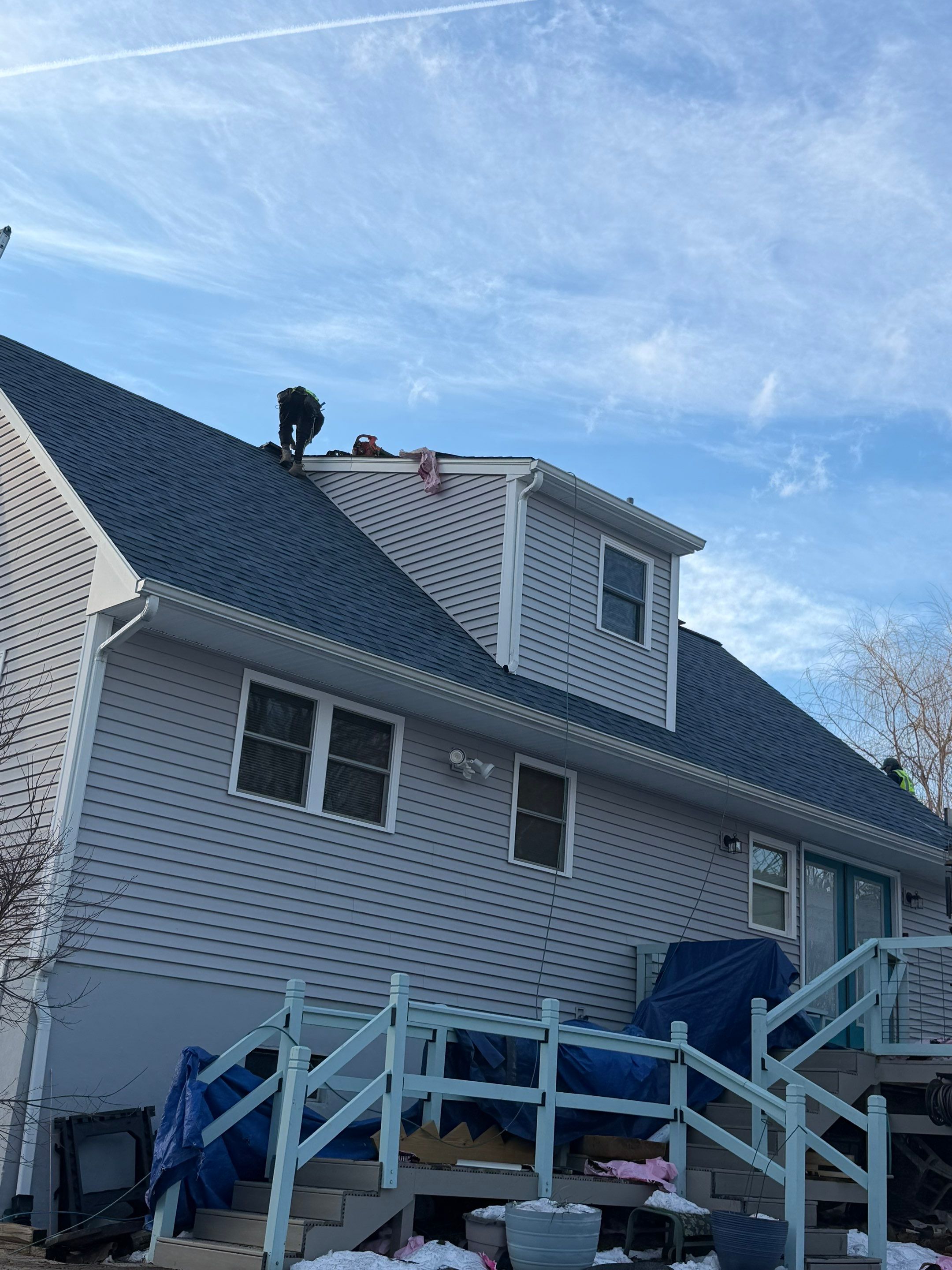 Owens Corning Duration: Harbor Blue in Norwich by Golden Shield Roofing