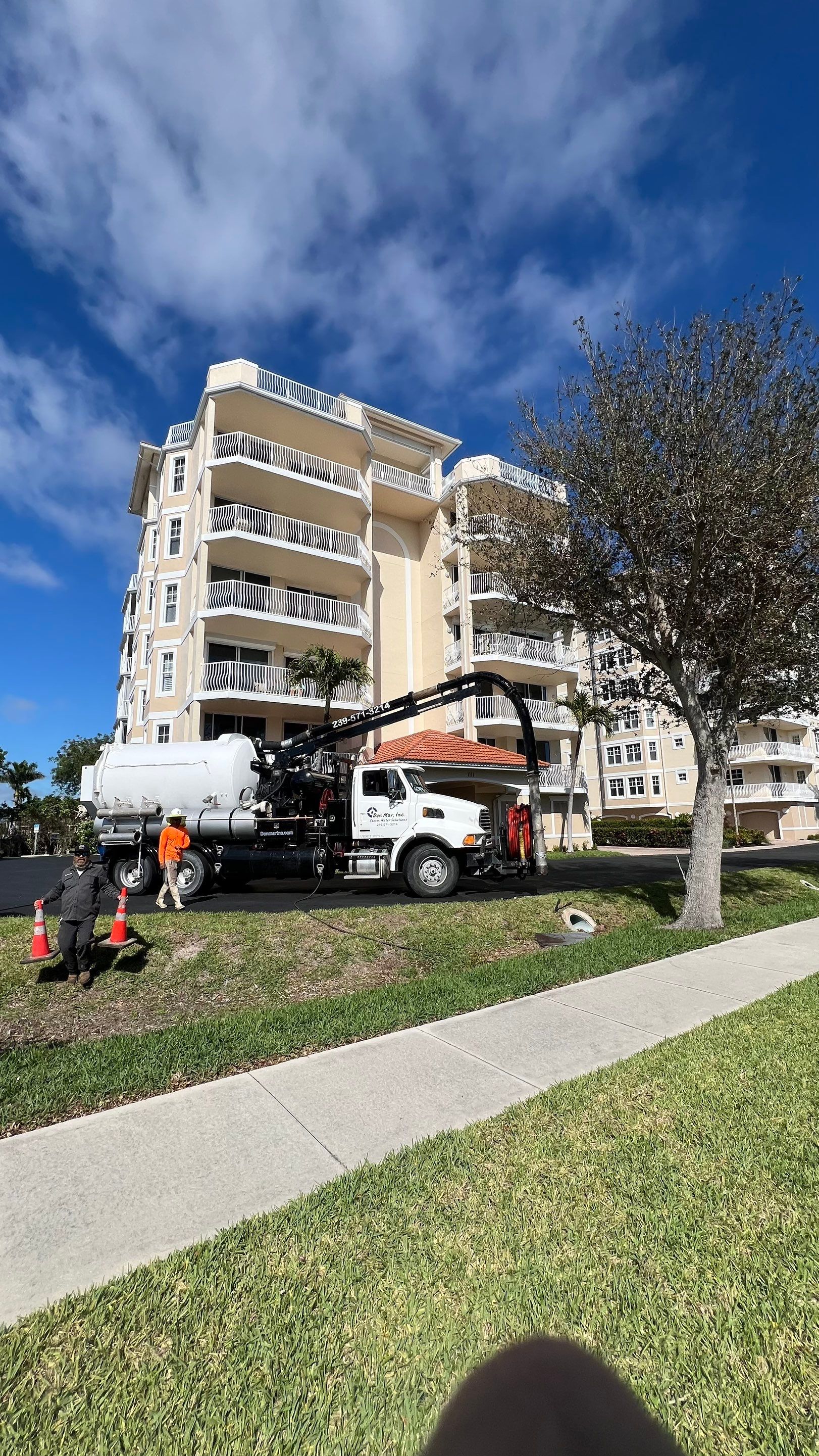 Condo Complex Stormwater System Maintenance by Don Mar, Inc. Storm Water Solutions