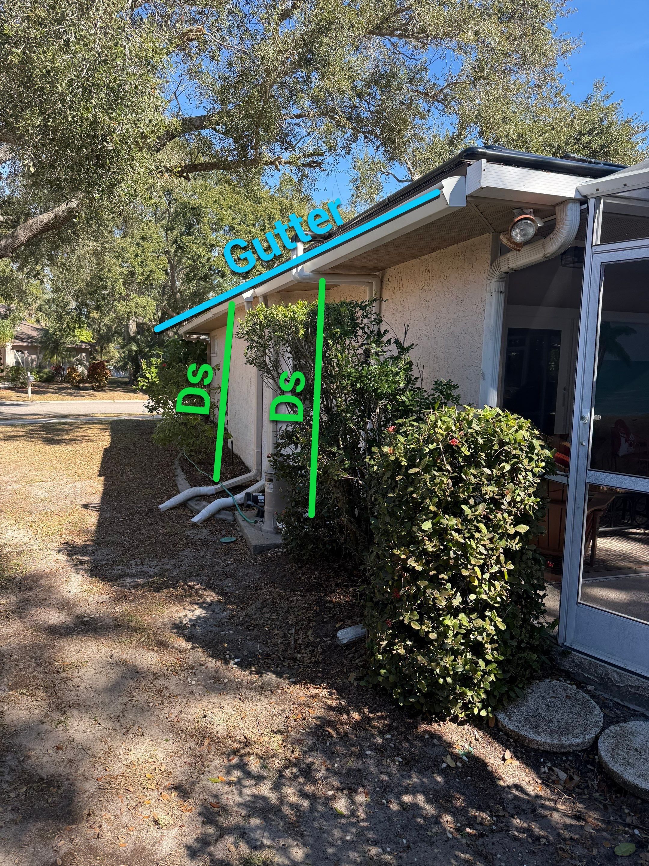 Seamless Aluminum Gutter Installation using 6 Inch Seamless Gutters in Sarasota FL by Gutter Professors