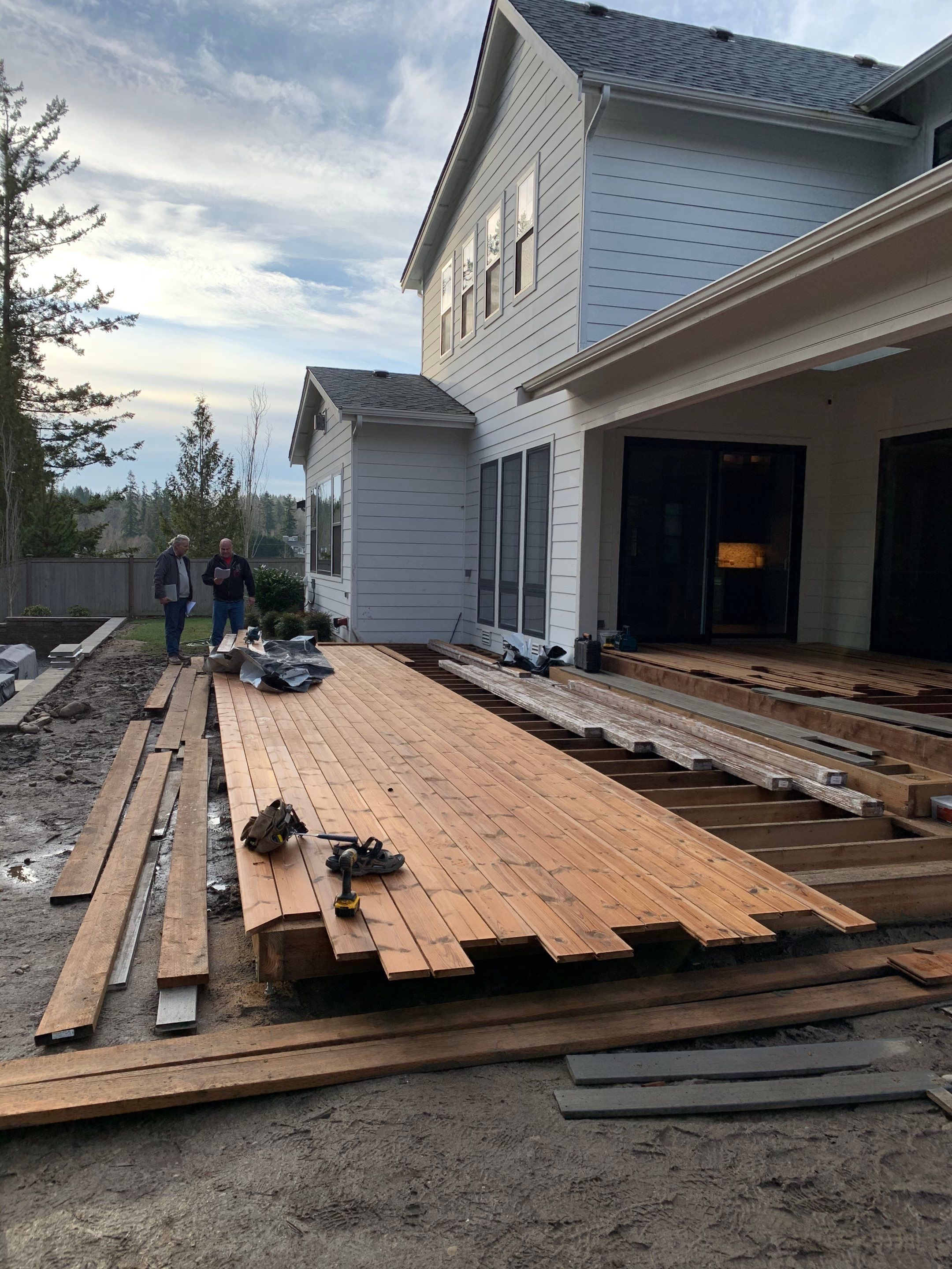 Sammamish Thermory Pine by Alki deck builders 