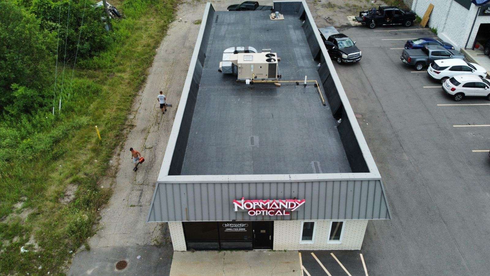 Commercial Roofing Installation using EPDM by JNR Roofing LLC