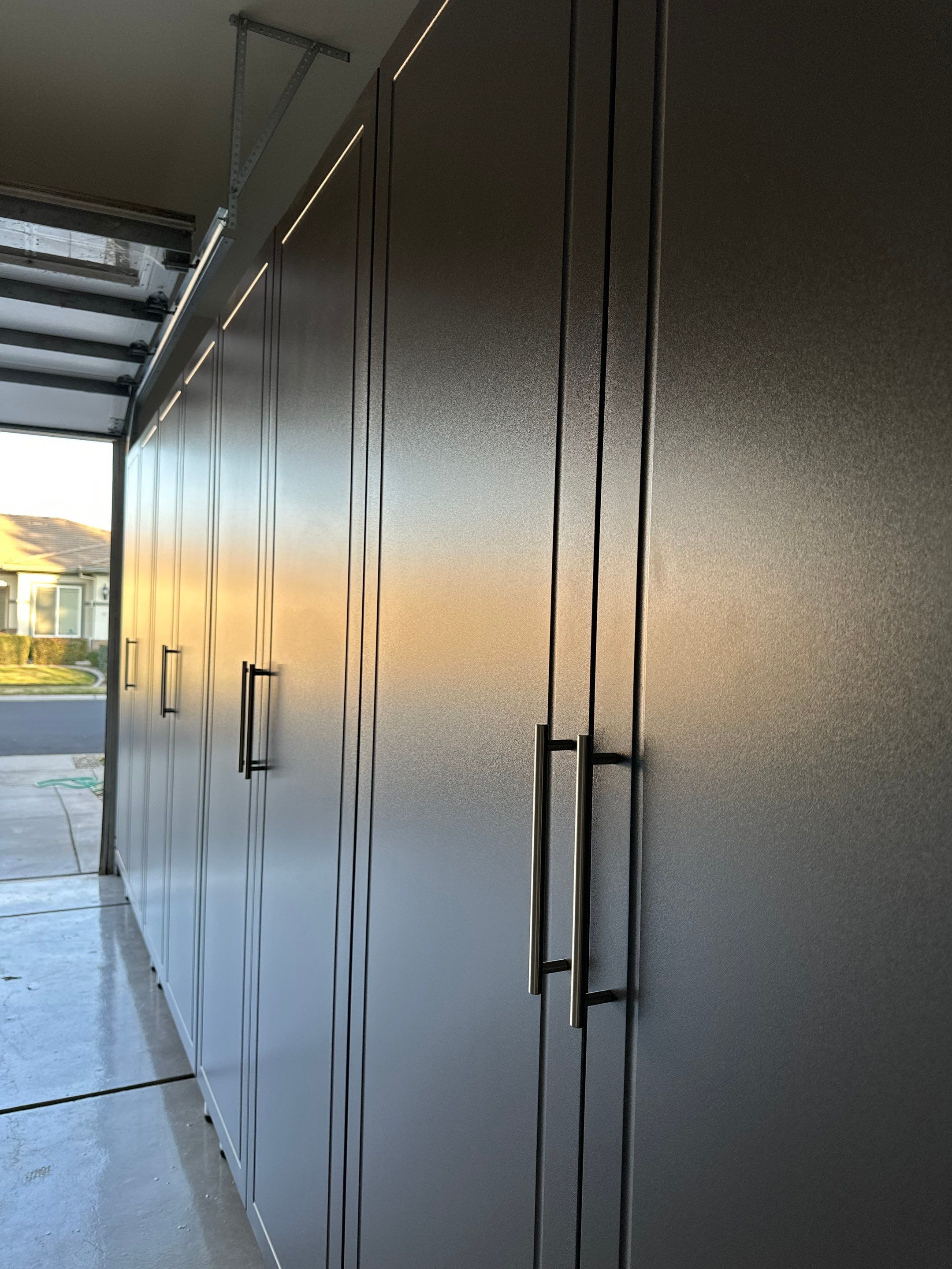 Garage Storage & Cabinet Painting in Manteca by Lancaster Painting