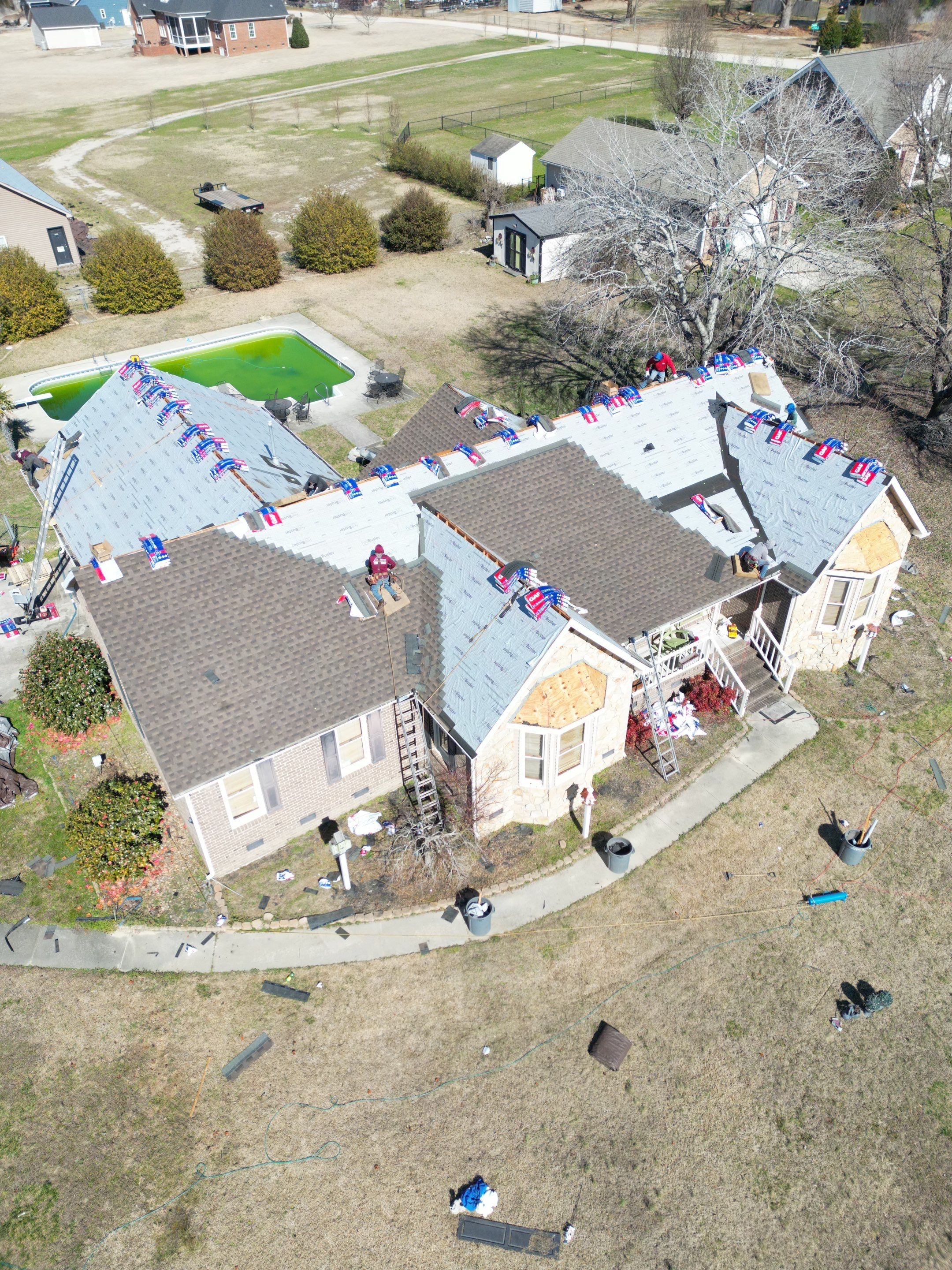 Roof Replacement - GAF Timberline HDZ Barkwood  by Pro Performance Roofing