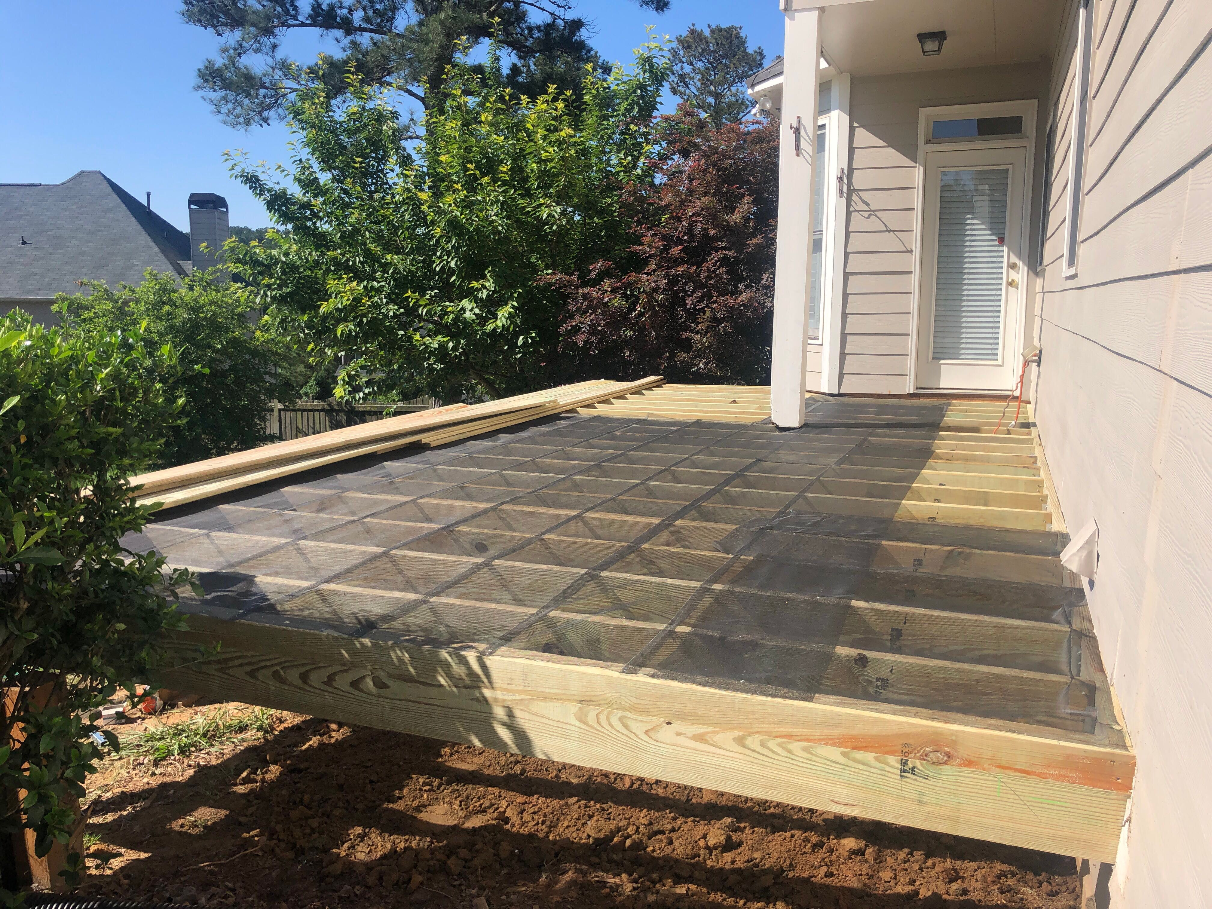Screened-In Porch and Elevated Deck Construction in Acworth by Swift Home Renovations 