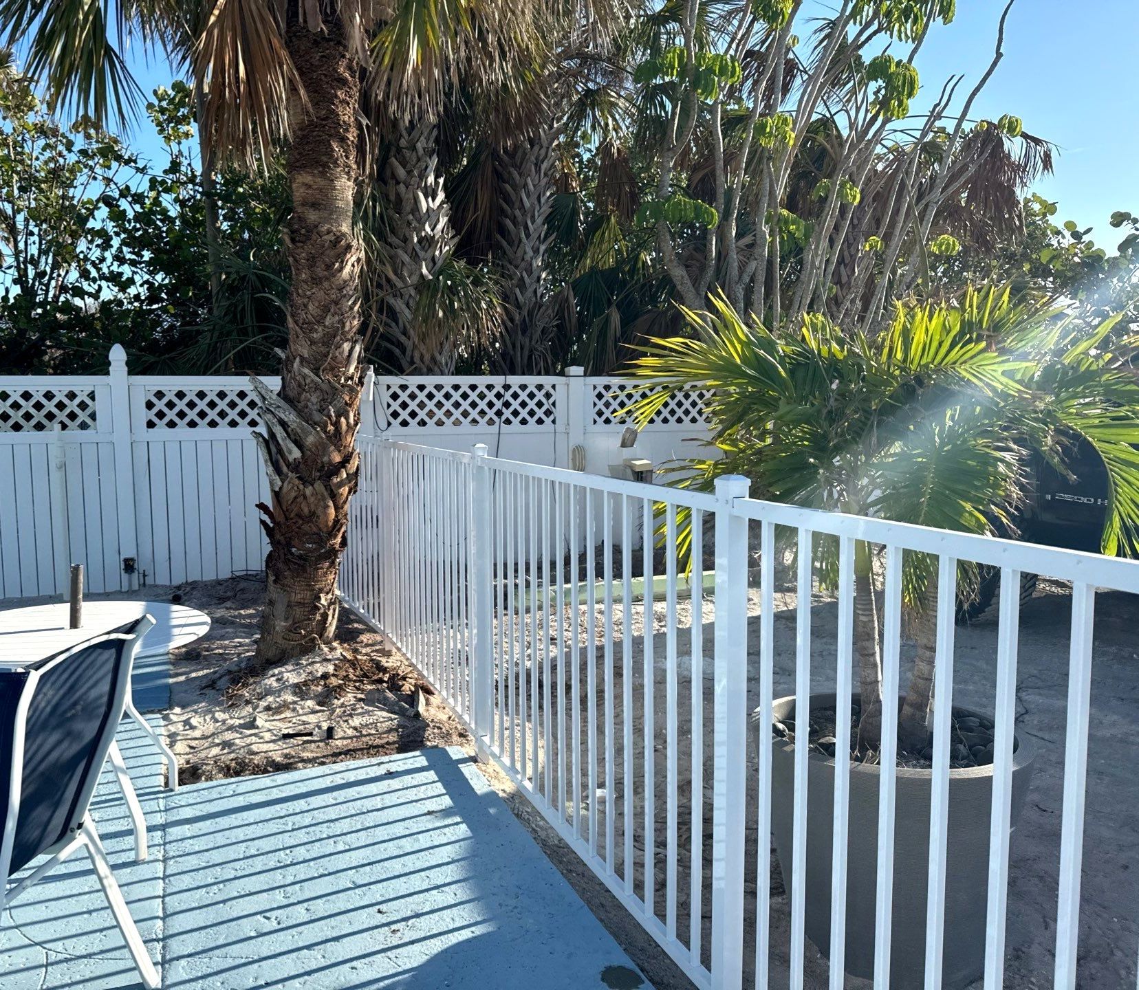 Aluminum Fence Installation using 2-Rail 4ft White Aluminum Fence by Asap fence and gates, LLC