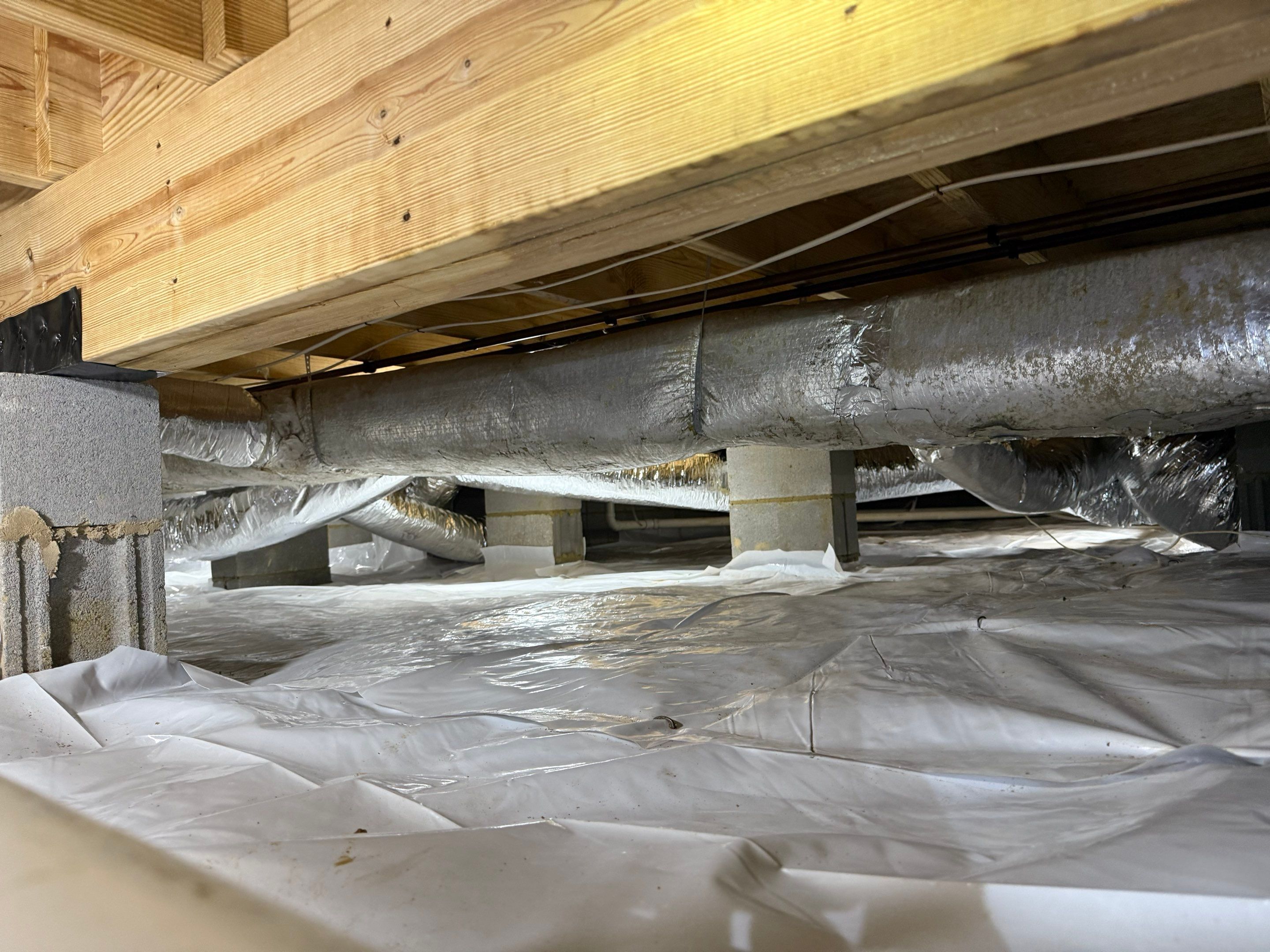 Project in Yorktown by Patriot Crawl Space Repairs