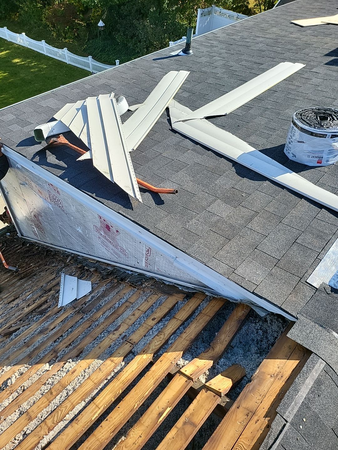 Residential Roofing Installation using Owens Corning Duration Onyx Black by A Plus Exterior