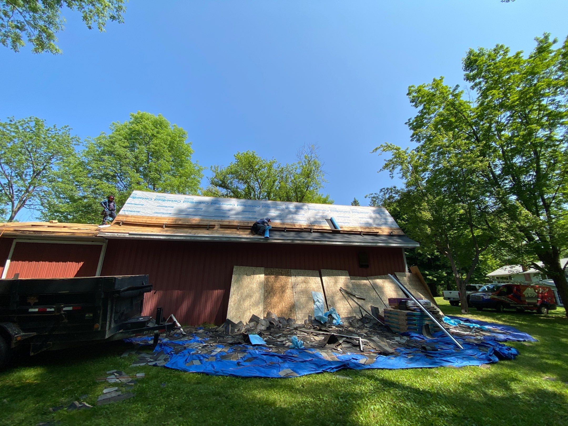 Roof Replacement using CertainTeed Landmark by 180 Contractors