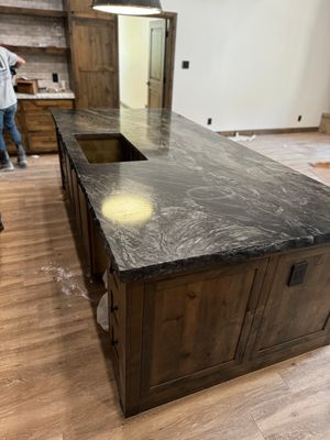 Custom Countertop Installation in Wynnewood